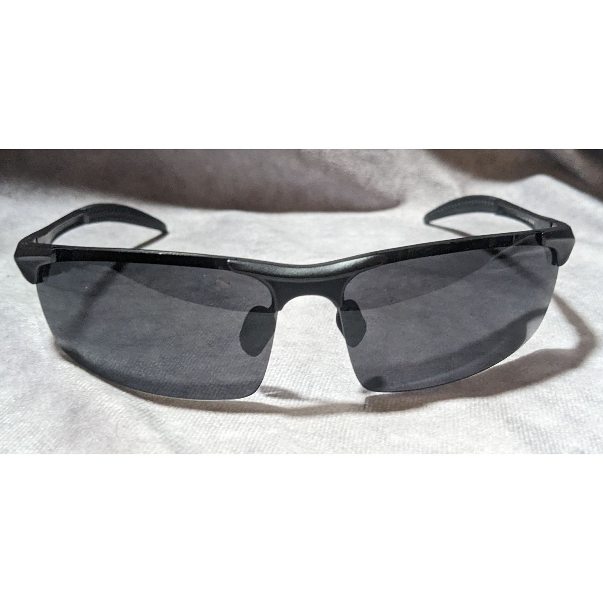 Other Duco Sports Mens Black Polarized Metal Frame Sunglasses Size ONE SIZE - 1 Thumbnail