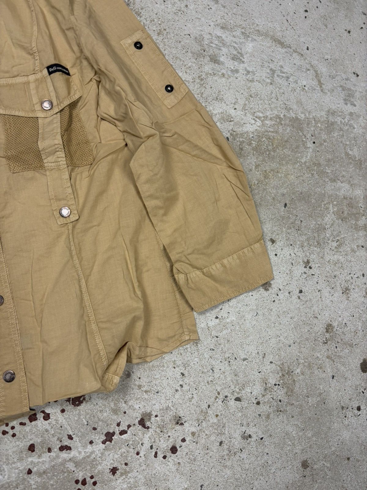 Dolce & Gabbana DSWT Dolce & Gabbana 2003 Utility Army Military Shirt Size L / US 10 / IT 46 - 4 Thumbnail