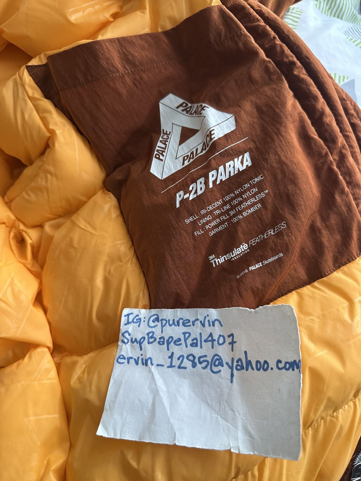 Palace Bomber Hood 3M Reflective Tri-Ferg size L Size US L / EU 52-54 / 3 - 4 Thumbnail