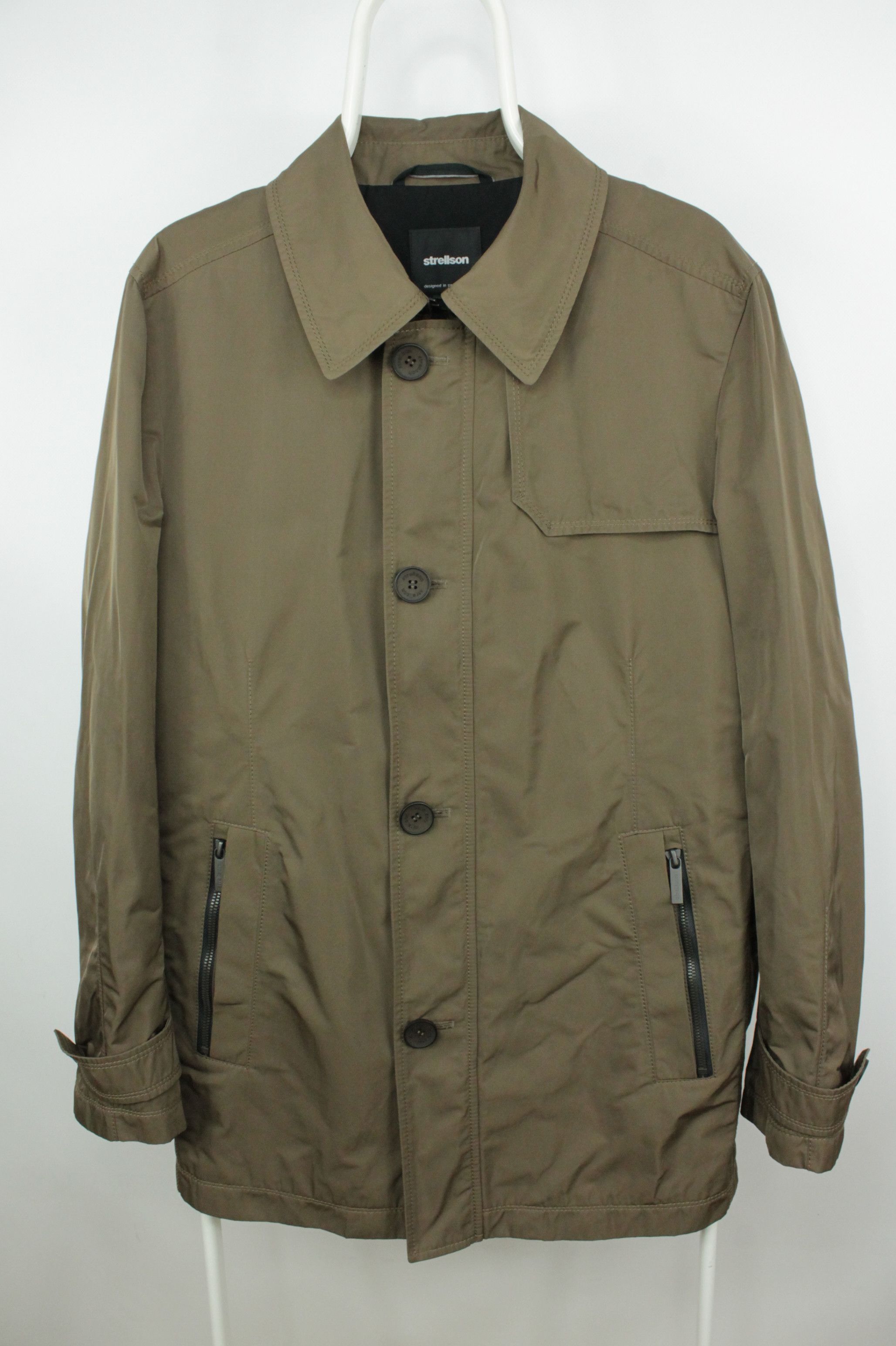 Strellson Strellson Overo Khaki Technical Trench Coat Jacket Men's Size US M / EU 48-50 / 2 - 1 Thumbnail