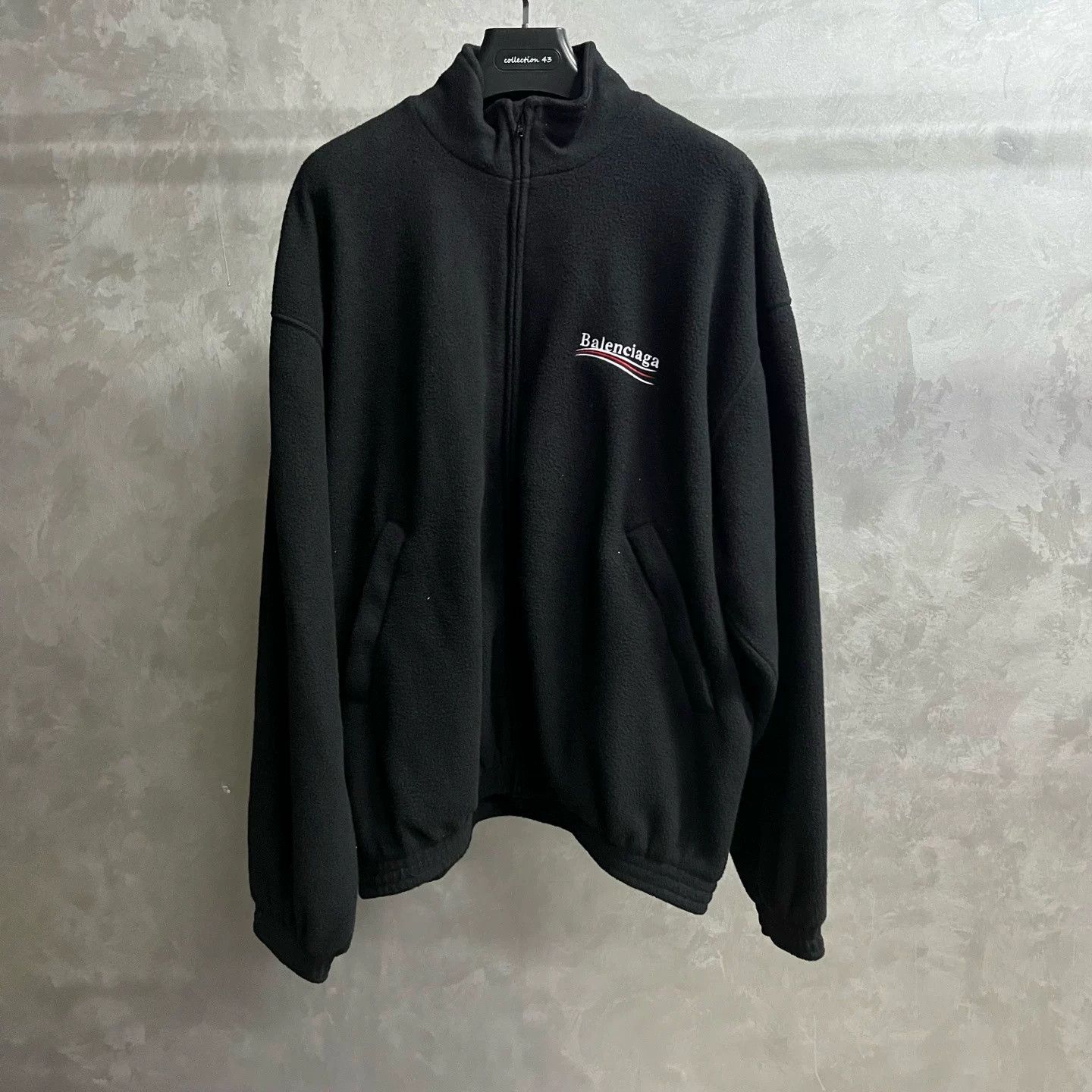 Balenciaga Balenciaga Black Logo Zip Jacket Size US L / EU 52-54 / 3 - 1 Thumbnail