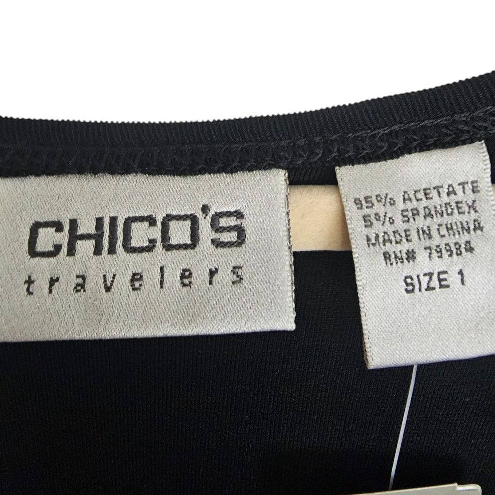 Chicos Chicos Travelers Womens Iona Tank Top M Classic Minimalist Size M / US 6-8 / IT 42-44 - 5 Thumbnail