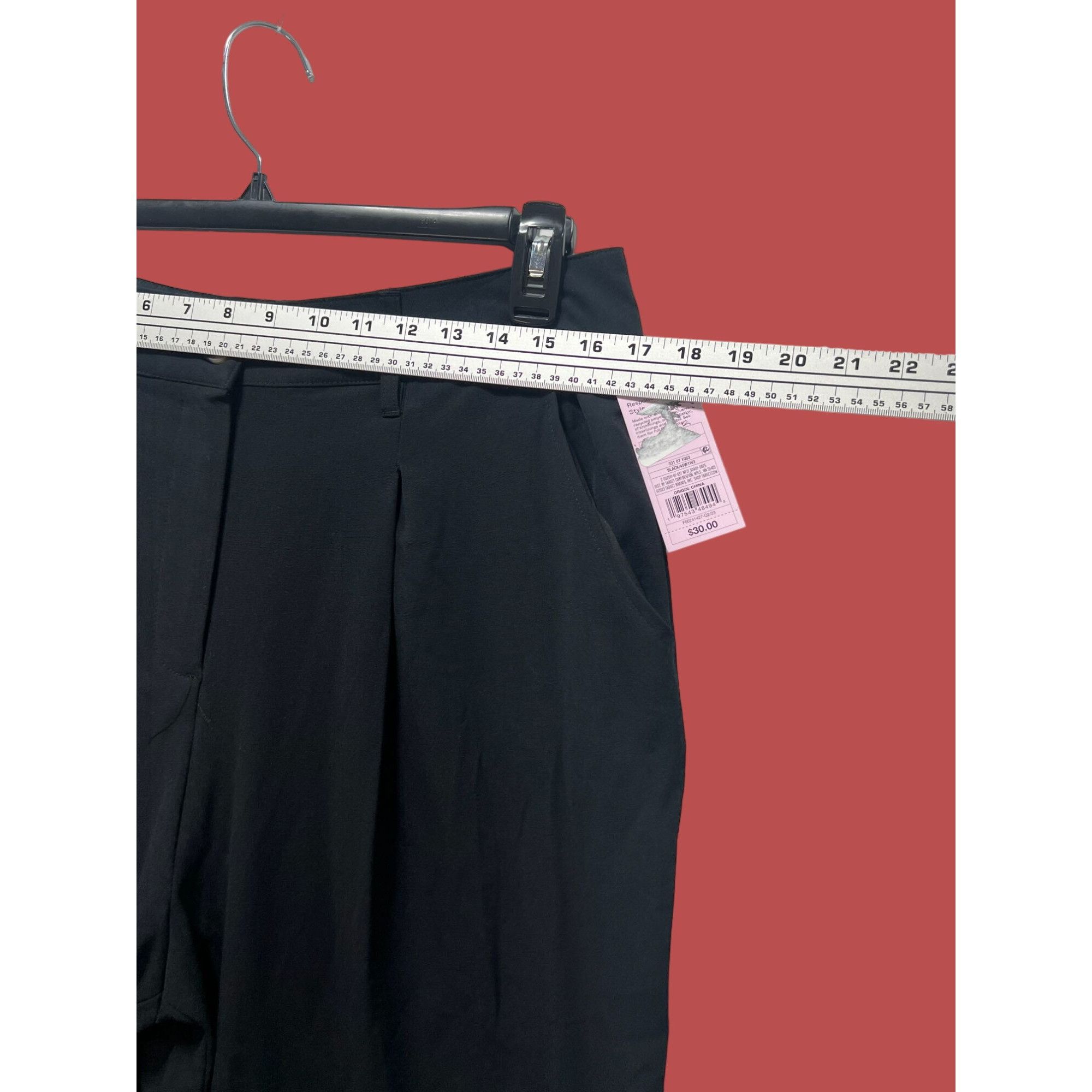 Other Wild Fable - Women's Wide Leg Trouser Pants - Black - 12 Size 34" / US 12 / IT 48 - 5 Thumbnail