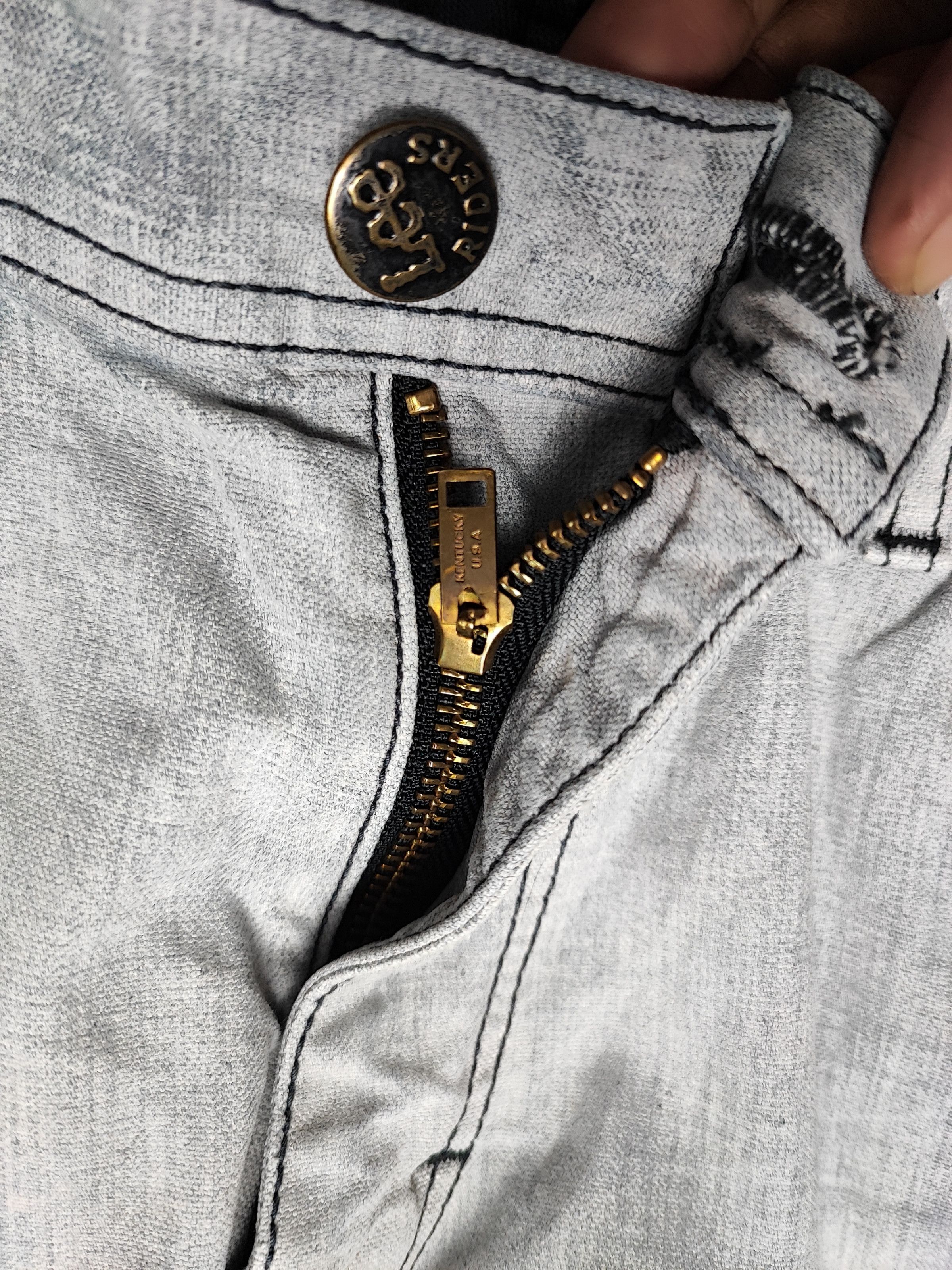 Lee × Vintage VINTAGE TRASHED LEE RIDER LIGHT WASH Size US 31 - 16 Thumbnail