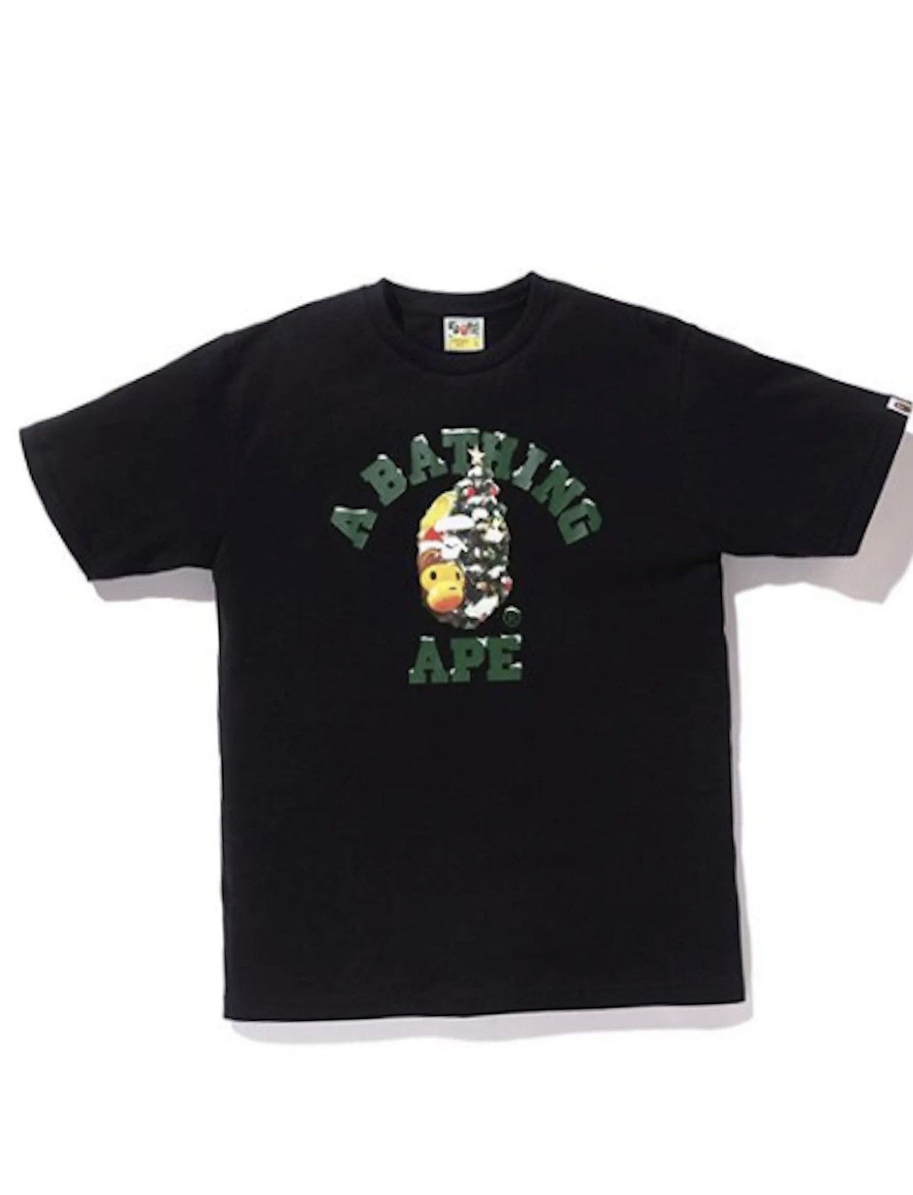 Bape Bape Christmas College Tee Black XL Size US XL / EU 56 / 4 - 3 Thumbnail