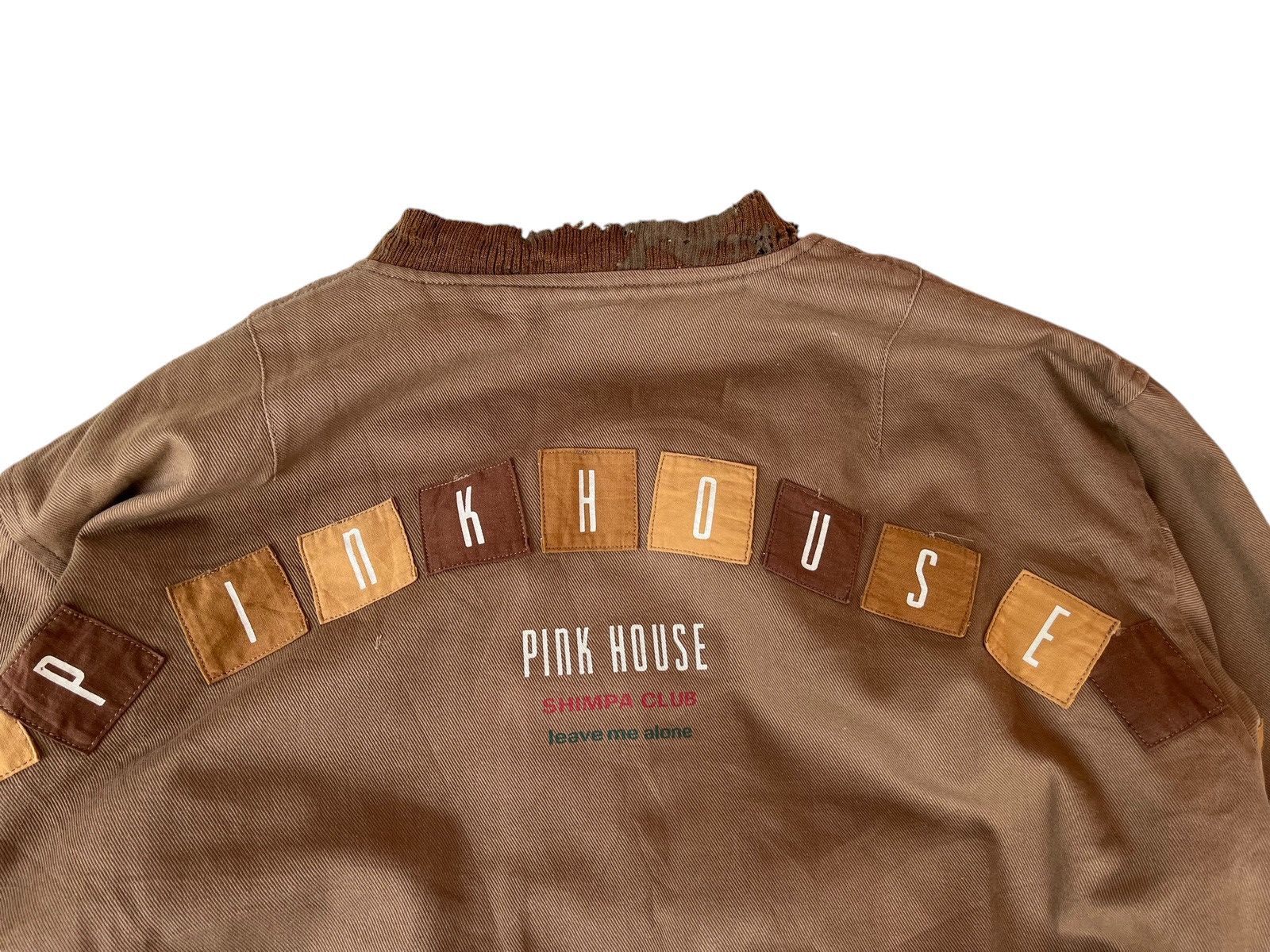 Pink House × Vintage VTG Pink House Bomber Jacket Style Size US L / EU 52-54 / 3 - 5 Thumbnail
