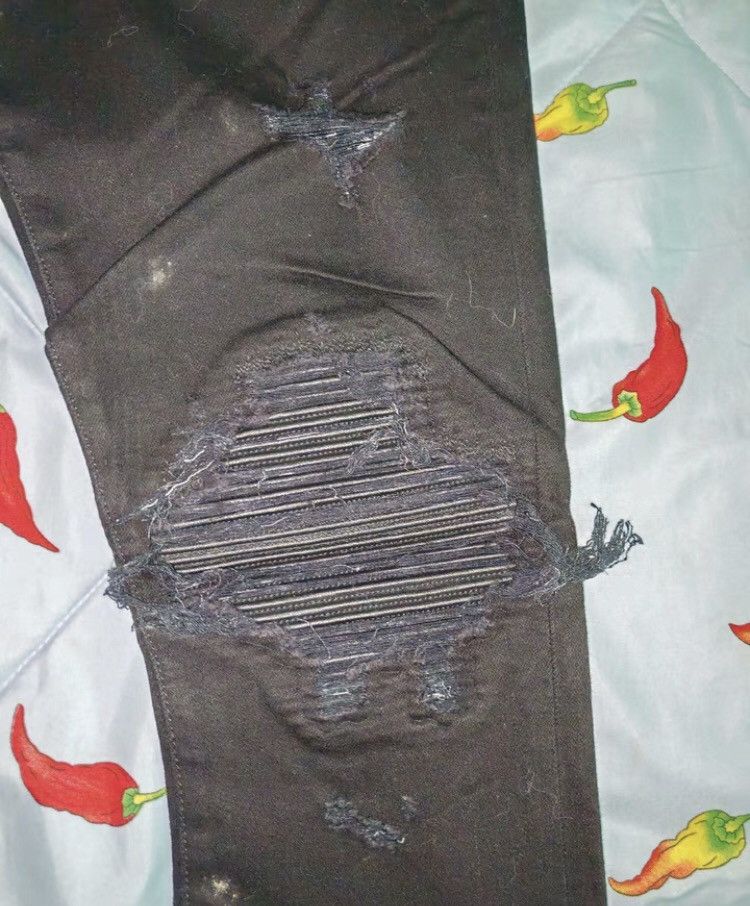 Amiri Amiri mx1 black patchwork jeans 2412-Nextarrow Size US 31 - 4 Thumbnail