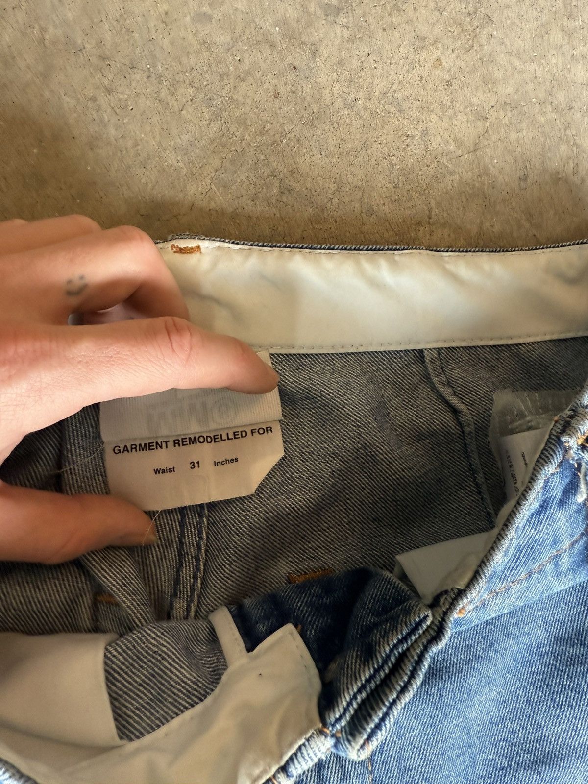 Maison Margiela MM6 Distressed Baggy Jeans