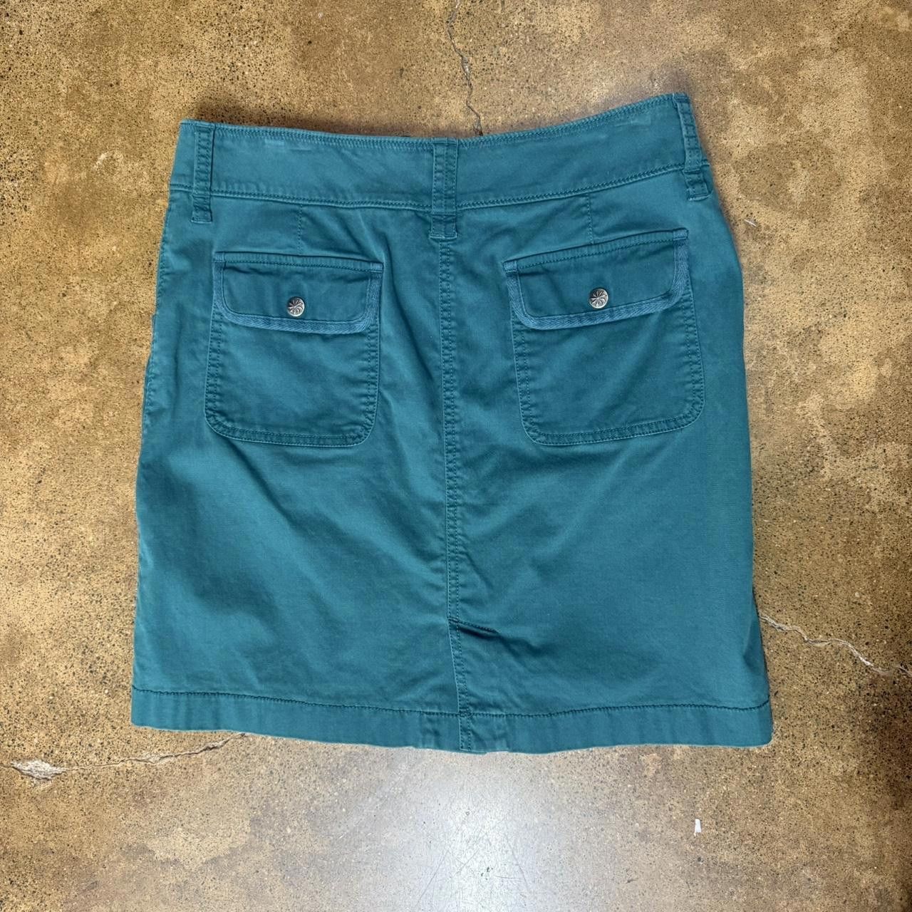 Designer Teal Athleta Mini Skirt Size 32" / US 10 / IT 46 - 4 Thumbnail