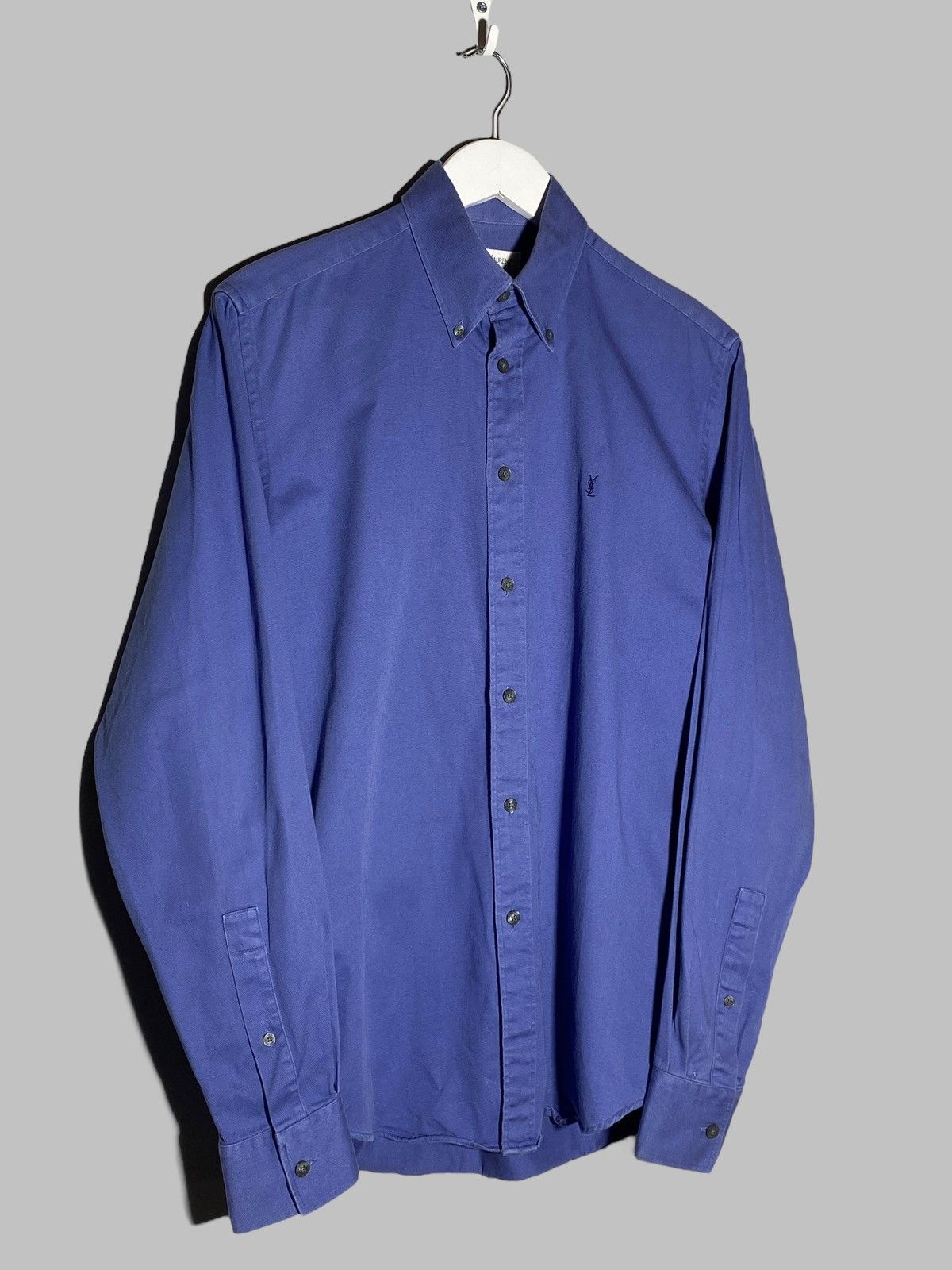 Yves Saint Laurent 🔥 Y2K YSL BUTTON UP SHIRT VINTAGE FRENCH DAD AESTHETIC Size US S / EU 44-46 / 1 - 2 Thumbnail