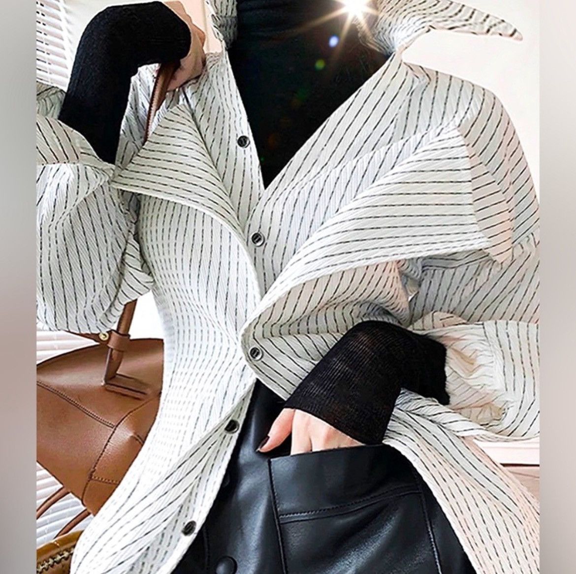 Designer × Other NWT, Lavishly Paris Women’s Elite Designer Layered Blazer Size M / US 6-8 / IT 42-44 - 3 Thumbnail