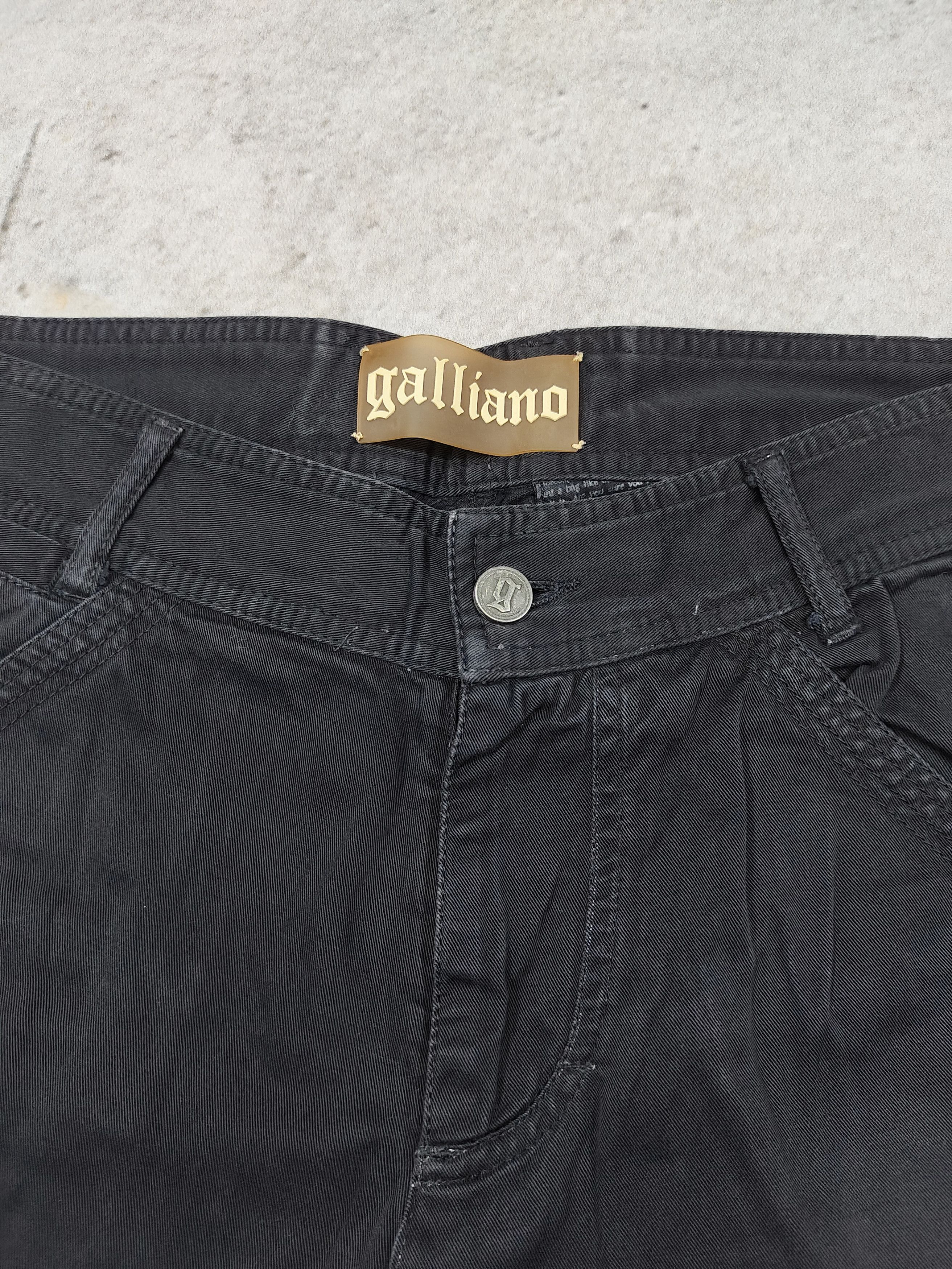 John Galliano 2010s John Galliano- Glam Rock Gothic Military Slim Trousers Size US 30 / EU 46 - 6 Thumbnail