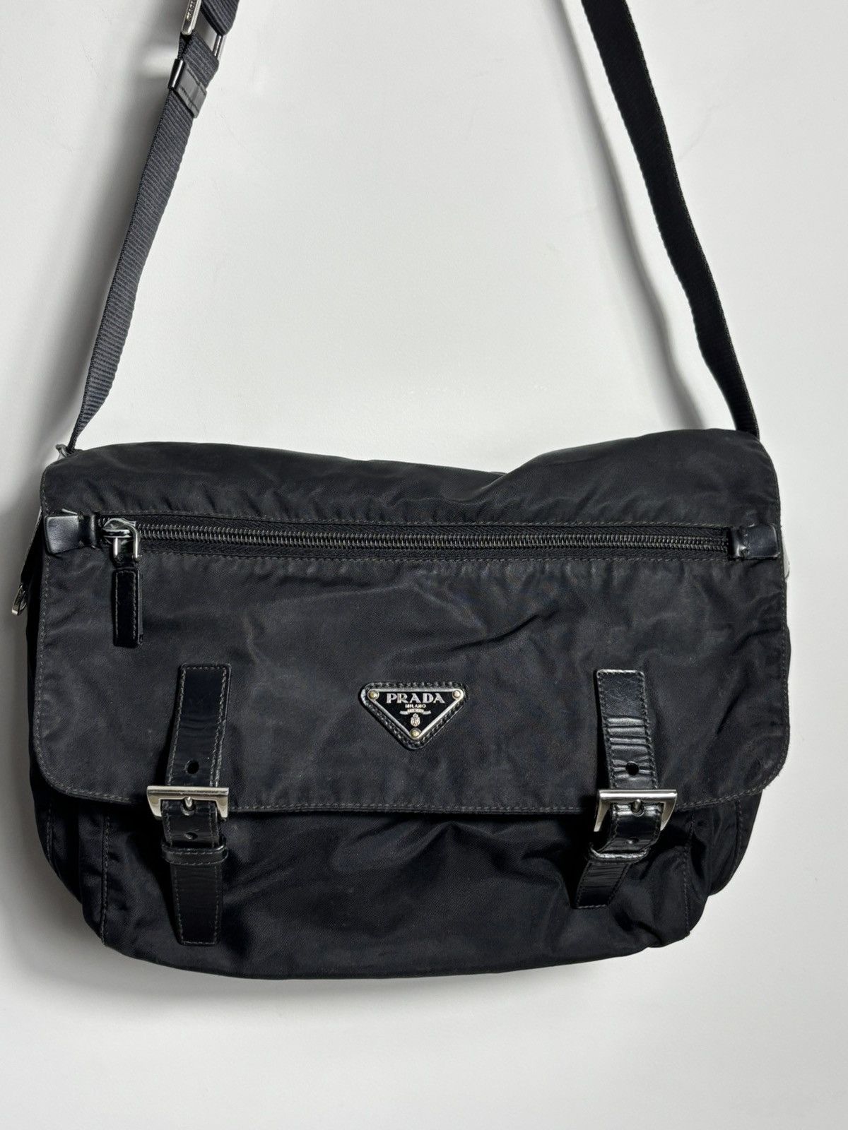Prada Vintage Prada Nylon Satchel Bag Size ONE SIZE - 4 Thumbnail