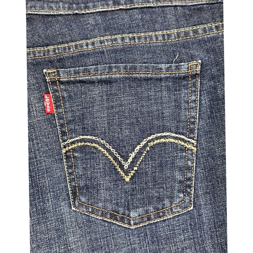 Levi's Levi's 515 Jeans Womens 12M Bootcut Denim Straight Red Tab Blue 32in 34in Inseam Rise High Size 34" / US 12 / IT 48 - 5 Thumbnail