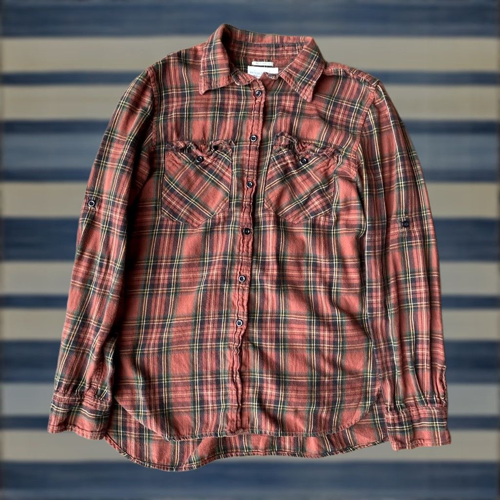 Ralph Lauren VINTAGE Ralph Lauren Denim And Supply RL Surplus Flannel Shirt Womens Medium Plaid Red Size M / US 6-8 / IT 42-44 - 1 Thumbnail