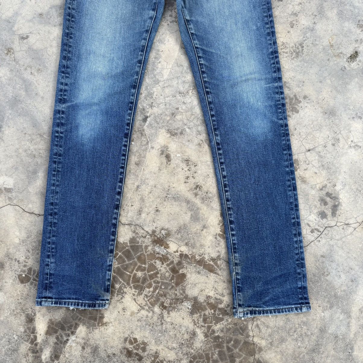 Japanese Brand VINTAGE JAPANESE SKINNY FADED JEANS DENIM PANTS Size US 31 - 3 Thumbnail