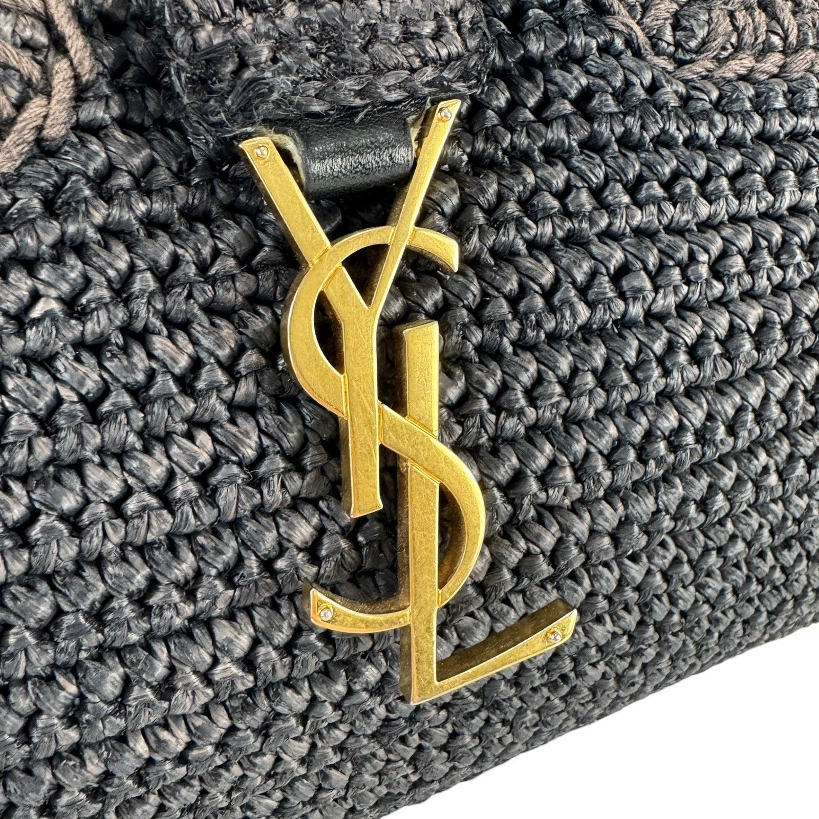 Yves Saint Laurent Saint Laurent Raffia Shoulder Bag Size ONE SIZE - 16 Thumbnail