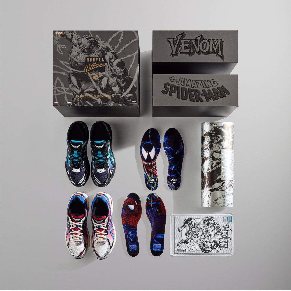 Asics × Kith × Marvel Comics Marvel | Kith for ASICS Battle Spectra Pack Size 7.5 Size US 7.5 / EU 40-41 - 12 Thumbnail