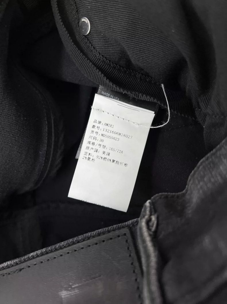 Amiri Amiri Letter Logo Destroyed Wash Denim Jeans Size US 30 / EU 46 - 8 Thumbnail