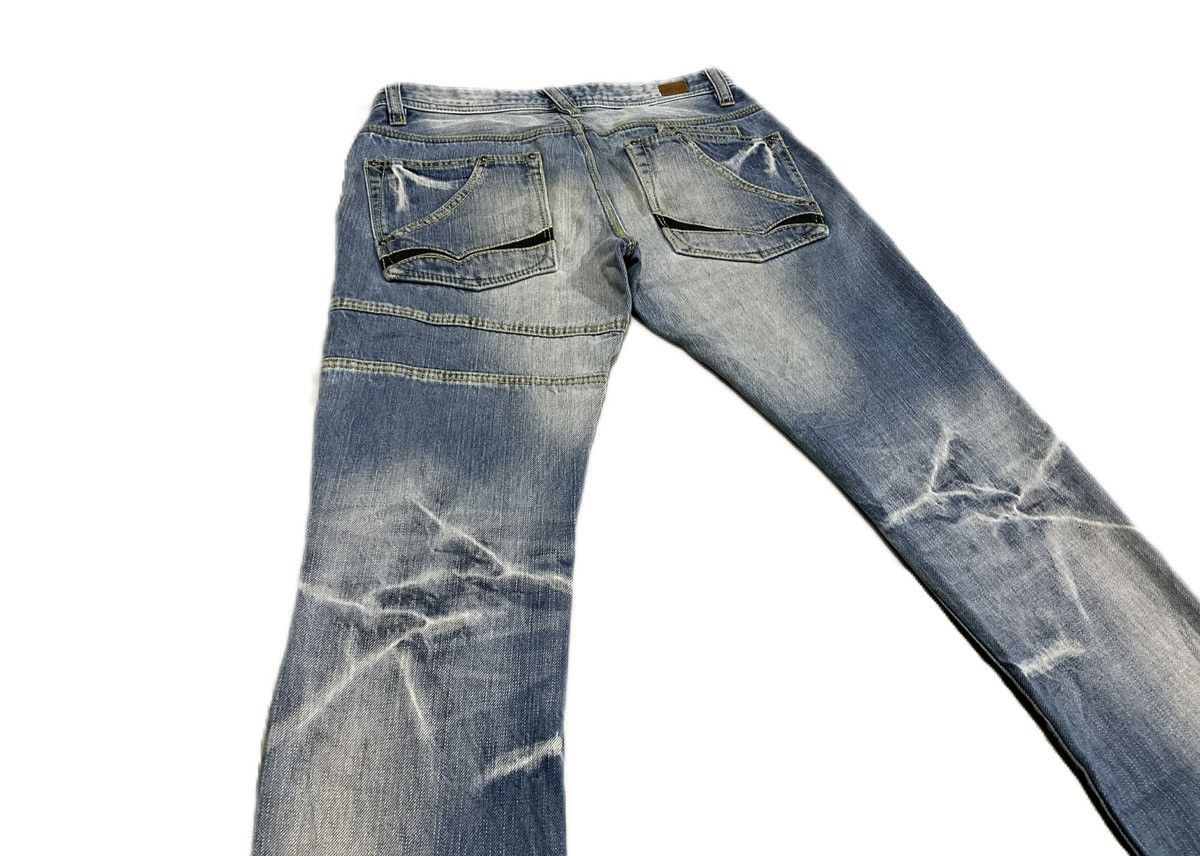 If Six Was Nine 🔥Sick Y2K Nicole Club For Men Flared Denim UK Flag Size US 30 / EU 46 - 9 Thumbnail