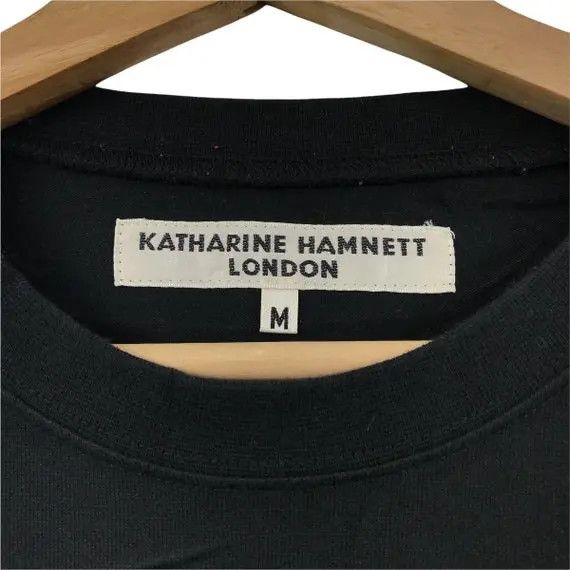 Katharine Hamnett London Vtg KATHARINE HAMNETT LONDON Logo Sweatshirt Sweater Size L / US 10 / IT 46 - 4 Thumbnail