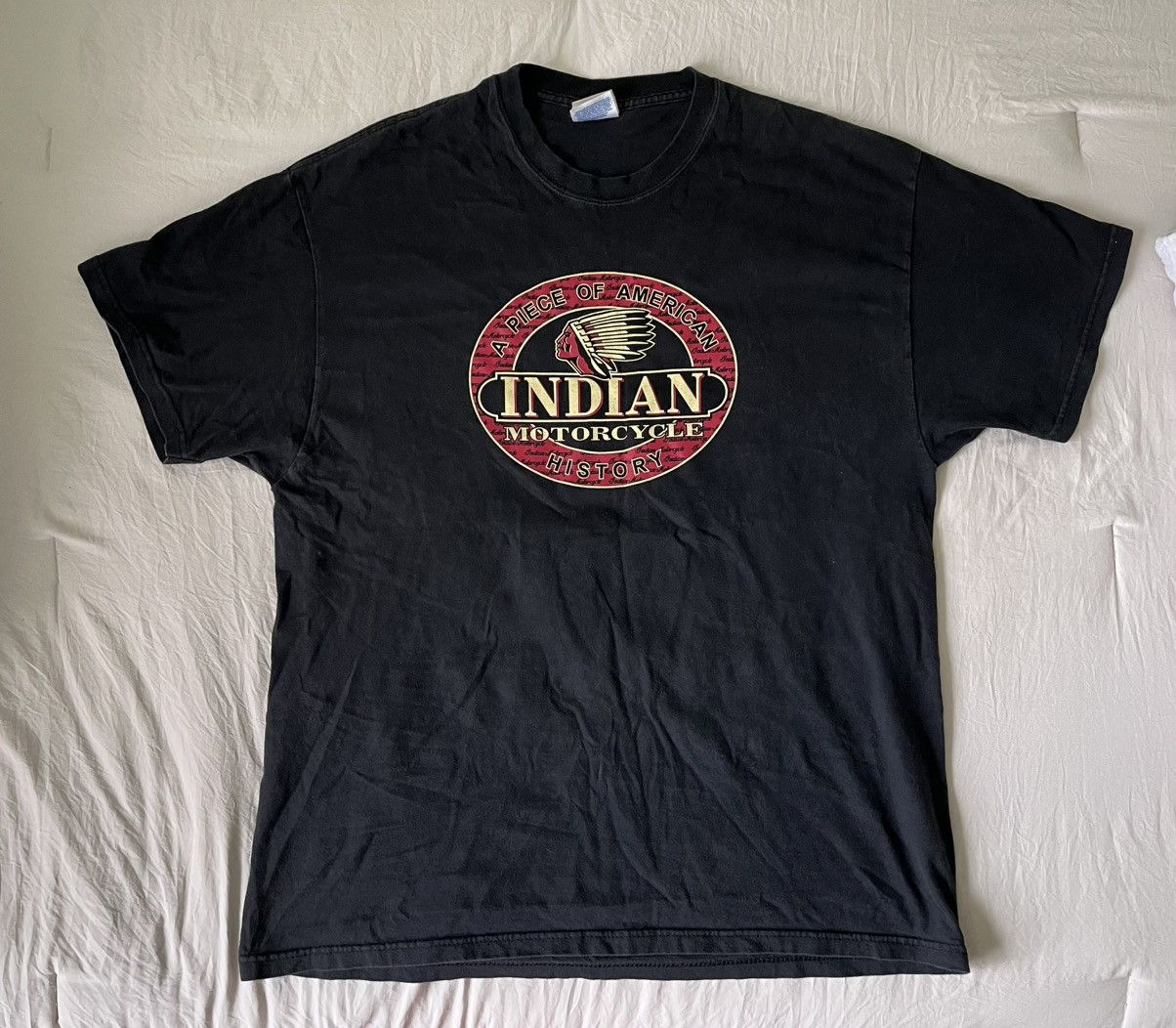 Indian Motorcycle Vintage Indian Motorcycle Graphic Tee Size US XL / EU 56 / 4 - 1 Thumbnail