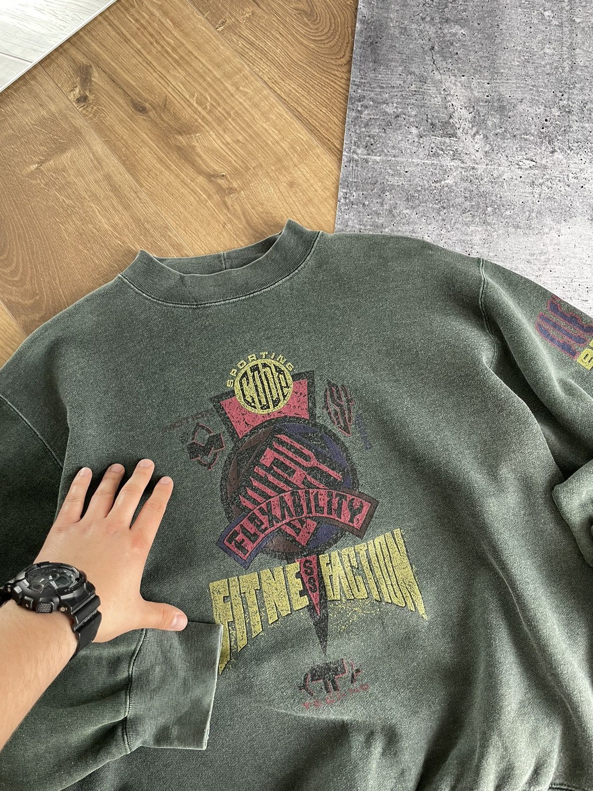 Other Vintage 90’s Y2K Style American Techno Casual Sweatshirt Size US M / EU 48-50 / 2 - 7 Thumbnail