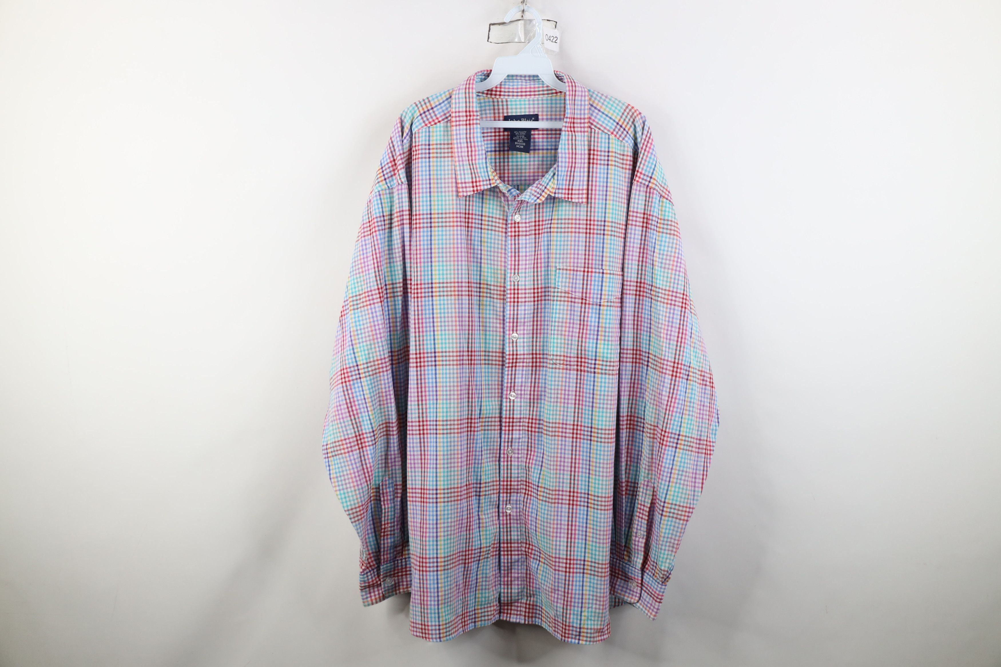 Vintage Vintage 90s Streetwear Gingham Plaid Collared Button Shirt Size US XXL / EU 58 / 5 - 1 Thumbnail