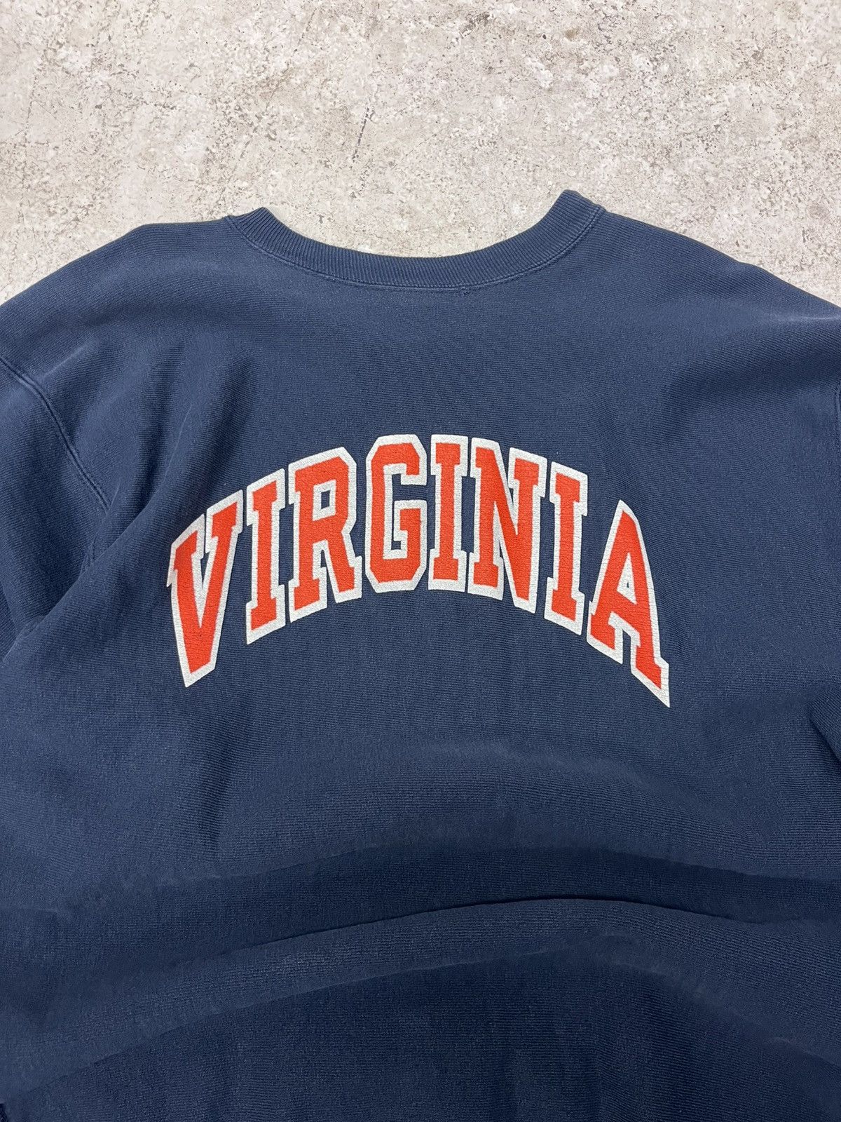 Champion Vintage navy blue champion reverse weave sweatshirt Size US XXL / EU 58 / 5 - 1 Thumbnail