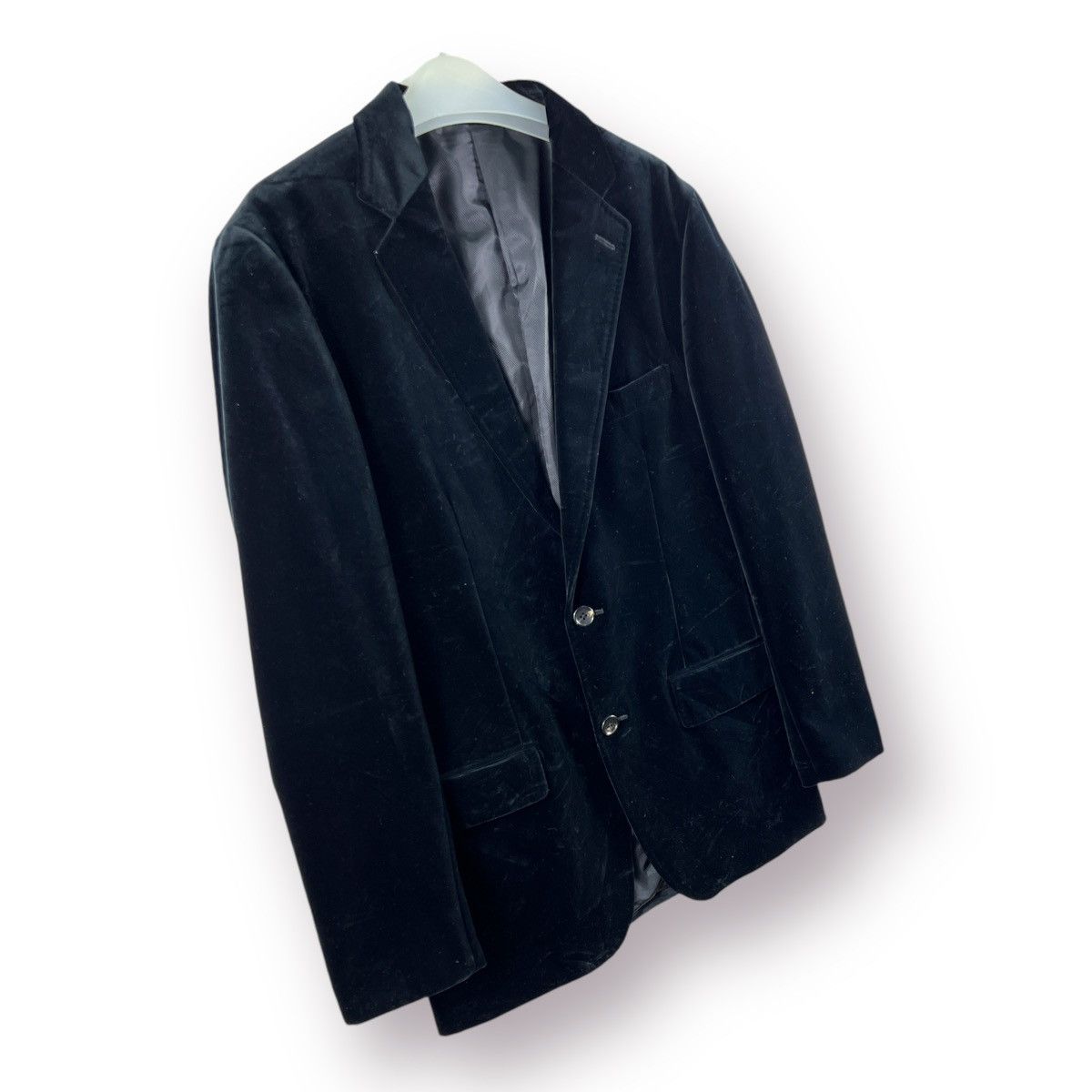 BEAUTY&YOUTH 🔥 United Arrows Japan Black Velvet Blazer Jacket Size US S / EU 44-46 / 1 - 3 Thumbnail