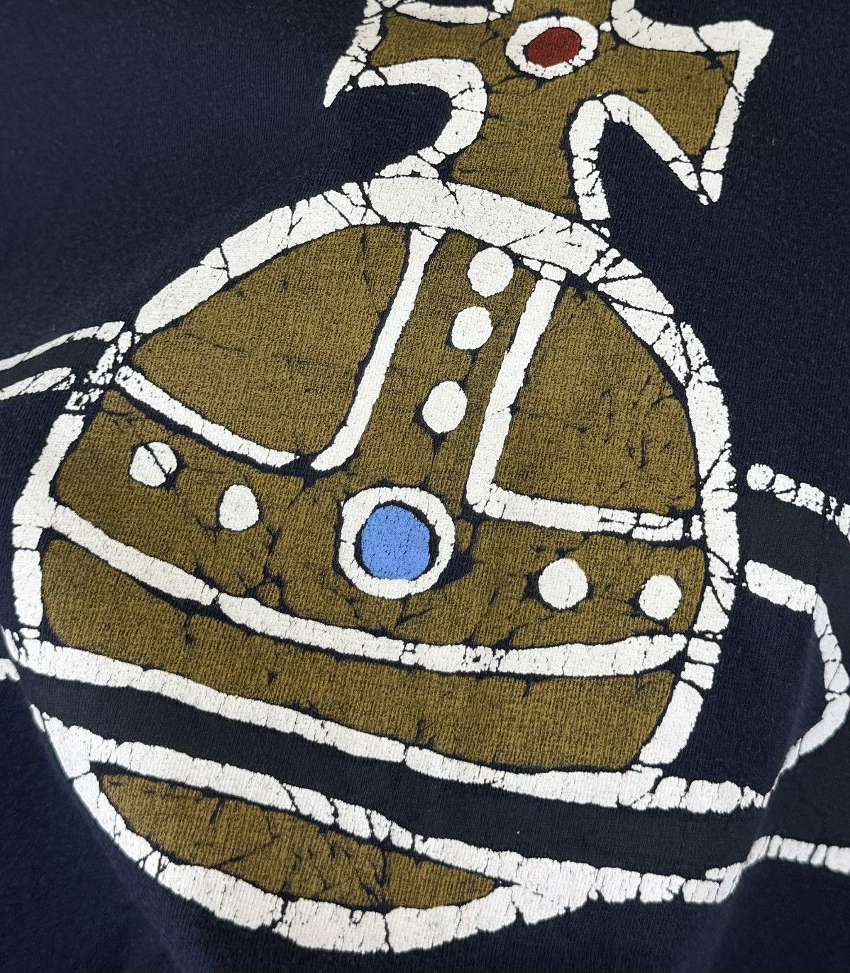 Vivienne Westwood Vivienne Westwood Time Machine Classic Orb T-shirt Navy Blue Size US M / EU 48-50 / 2 - 4 Thumbnail
