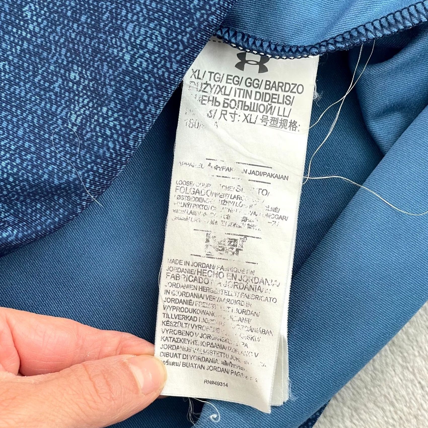 Under Armour Under Armour Polo Shirt Men XL Blue Performance Loose Fit HeatGear NWOT Size US XL / EU 56 / 4 - 7 Thumbnail