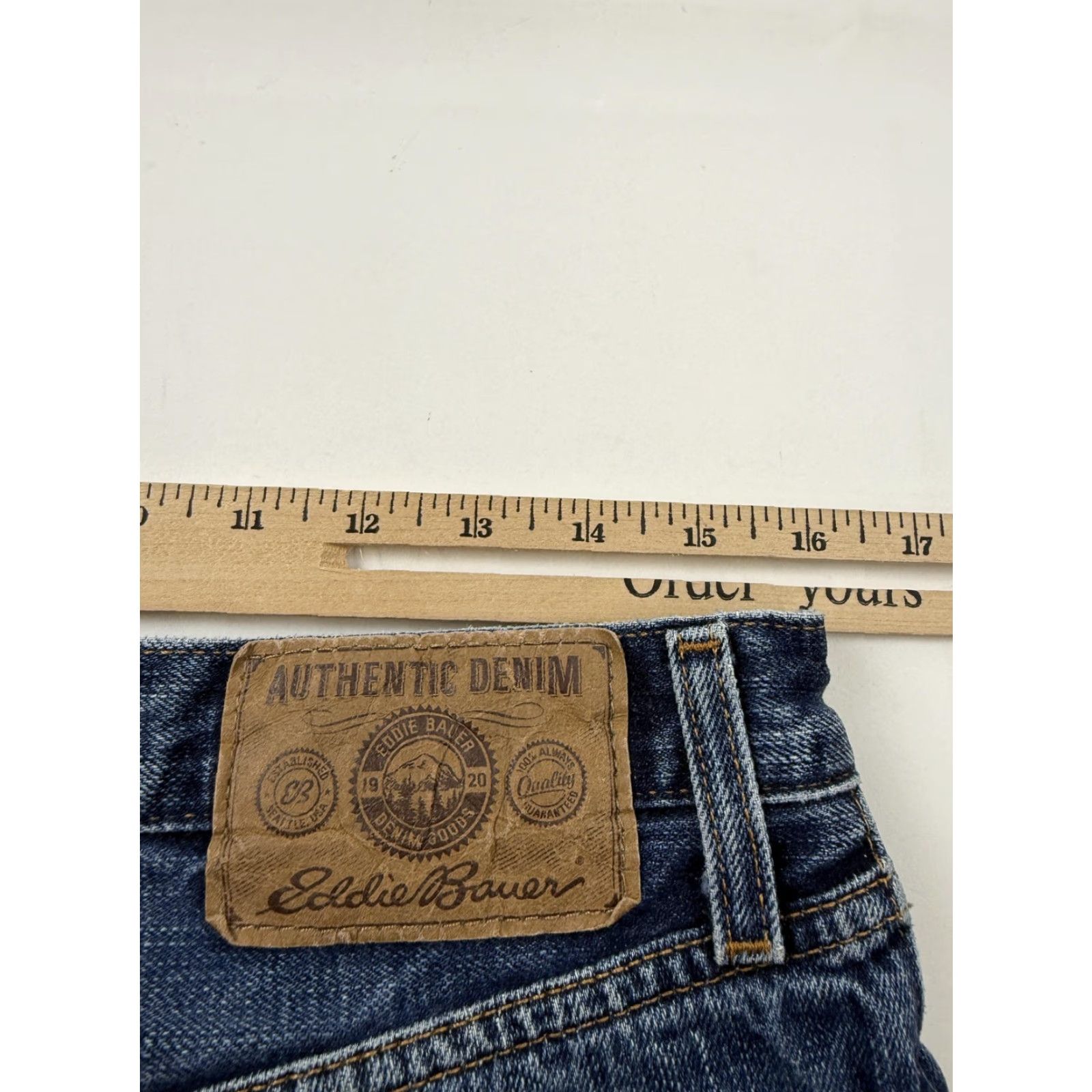 Eddie Bauer Eddie Bauer Jeans Mens Original Straight Leg 32x31 Blue 100% Cotton Denim Size US 32 / EU 48 - 7 Thumbnail
