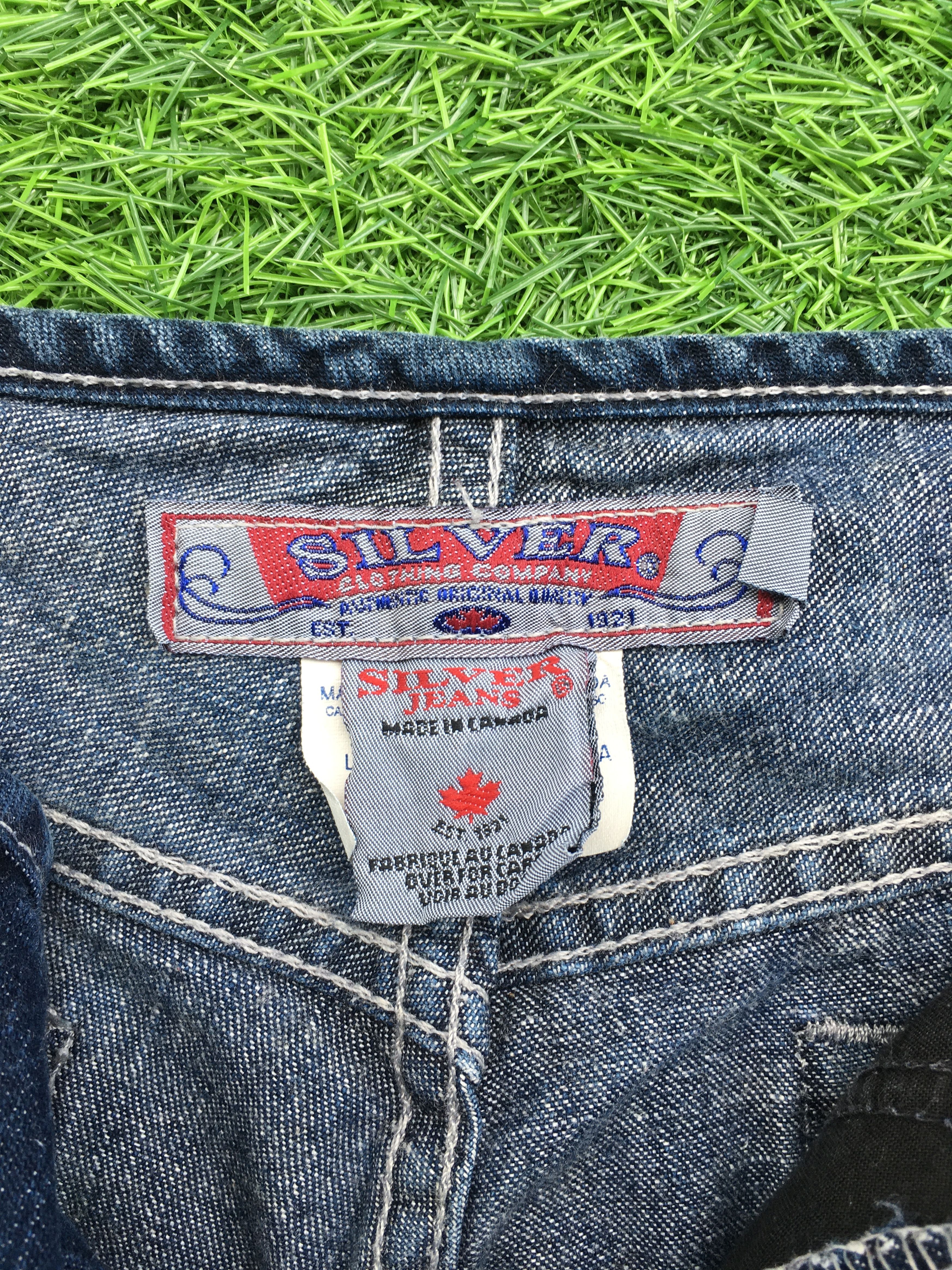 Designer × Silver Jeans Co. Silver Jeans No Waist Flare Jeans D-932 Size 30" / US 8 / IT 44 - 11 Thumbnail