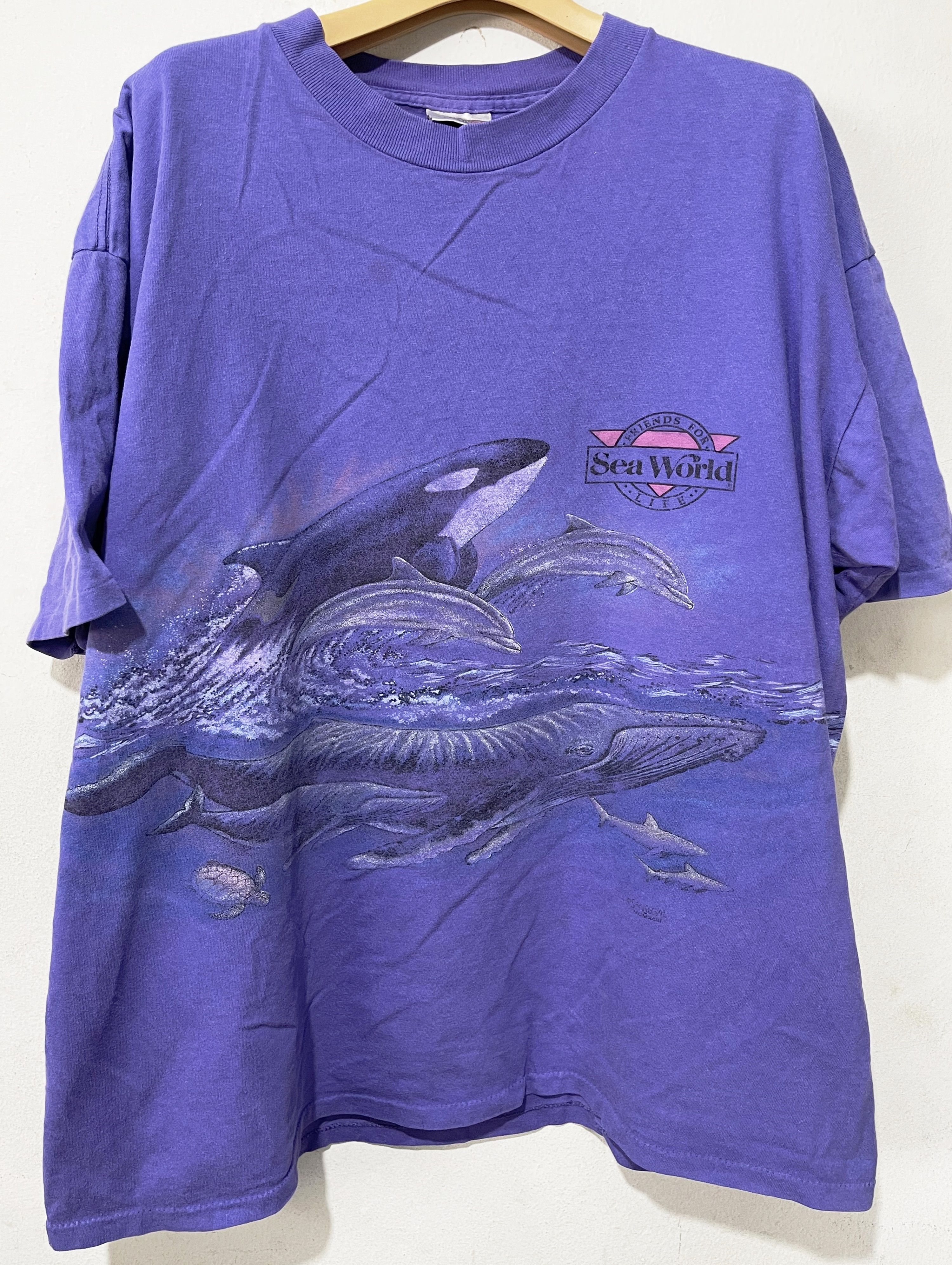 Vintage Vintage 90s Dolphin Shirt Size US XL / EU 56 / 4 - 1 Thumbnail