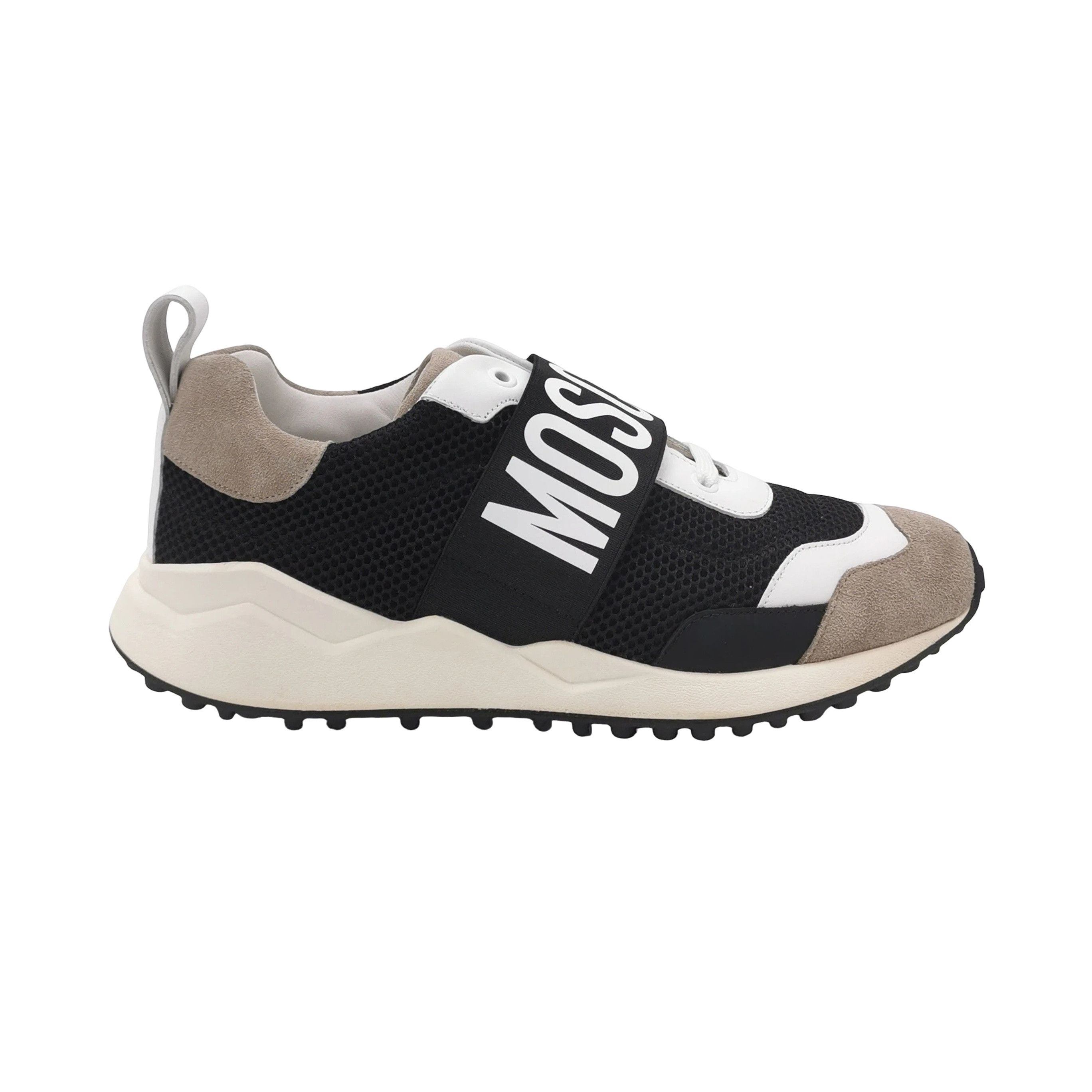 Moschino Moschino Logo Strap Mesh Sneakers 41 Size US 8 / EU 41 - 1 Thumbnail