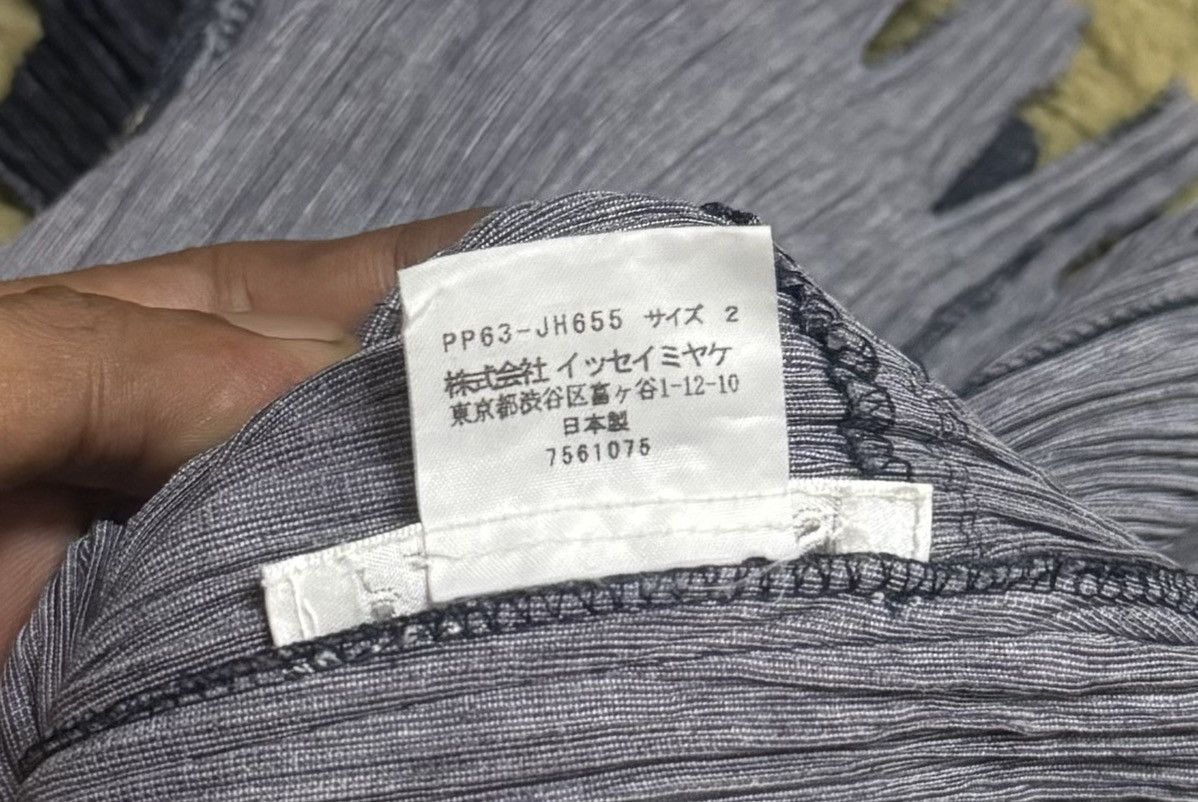 Pleats Please Issey Miyake PLEATS PLEASE Issey Miyake Denim Pattern Mini dress Size S / US 4 / IT 40 - 6 Thumbnail