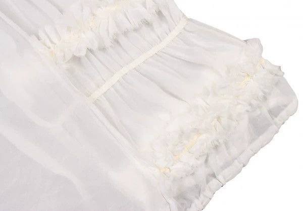 Comme des Garcons Comme Des Garcons size S White Retro Gauze Skirt Size 24" / US 00 / IT 34 - 6 Thumbnail