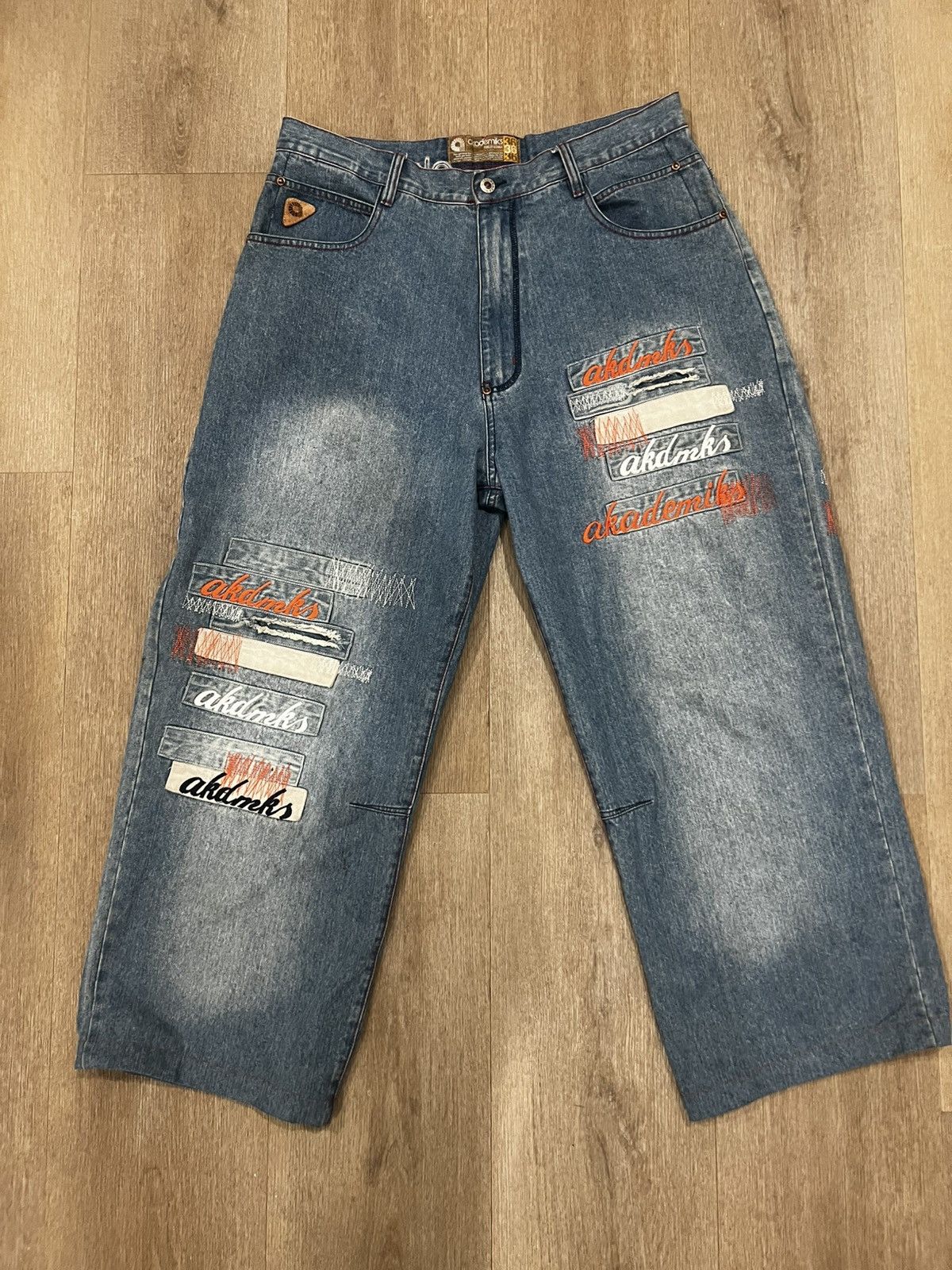 Akademiks × Vintage Akademiks Vintage Y2K Denim Size US 36 / EU 52 - 1 Thumbnail
