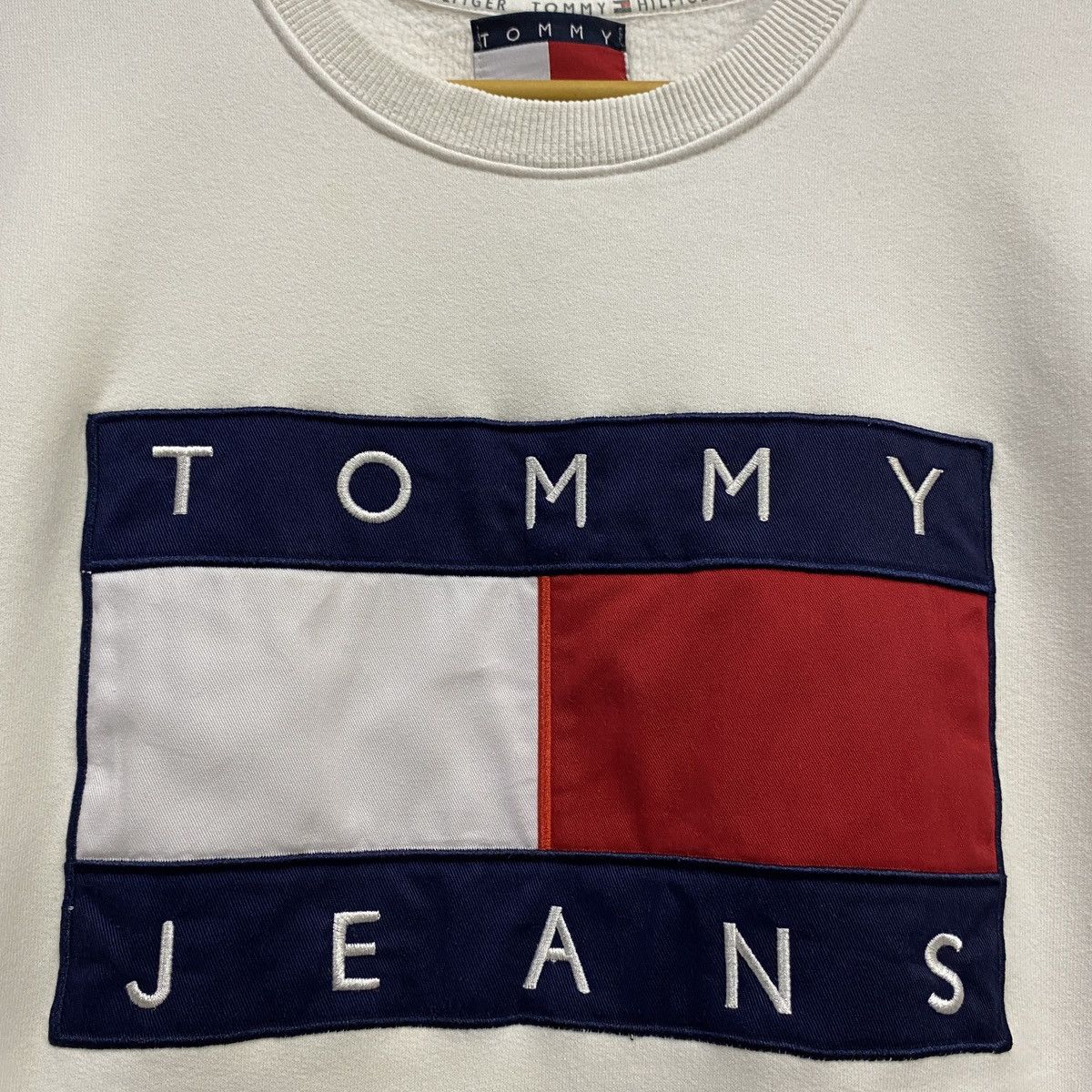 Tommy Hilfiger × Tommy Jeans × Vintage Vintage 90s Tommy Jeans Crewneck Sweatshirt Size US M / EU 48-50 / 2 - 6 Thumbnail