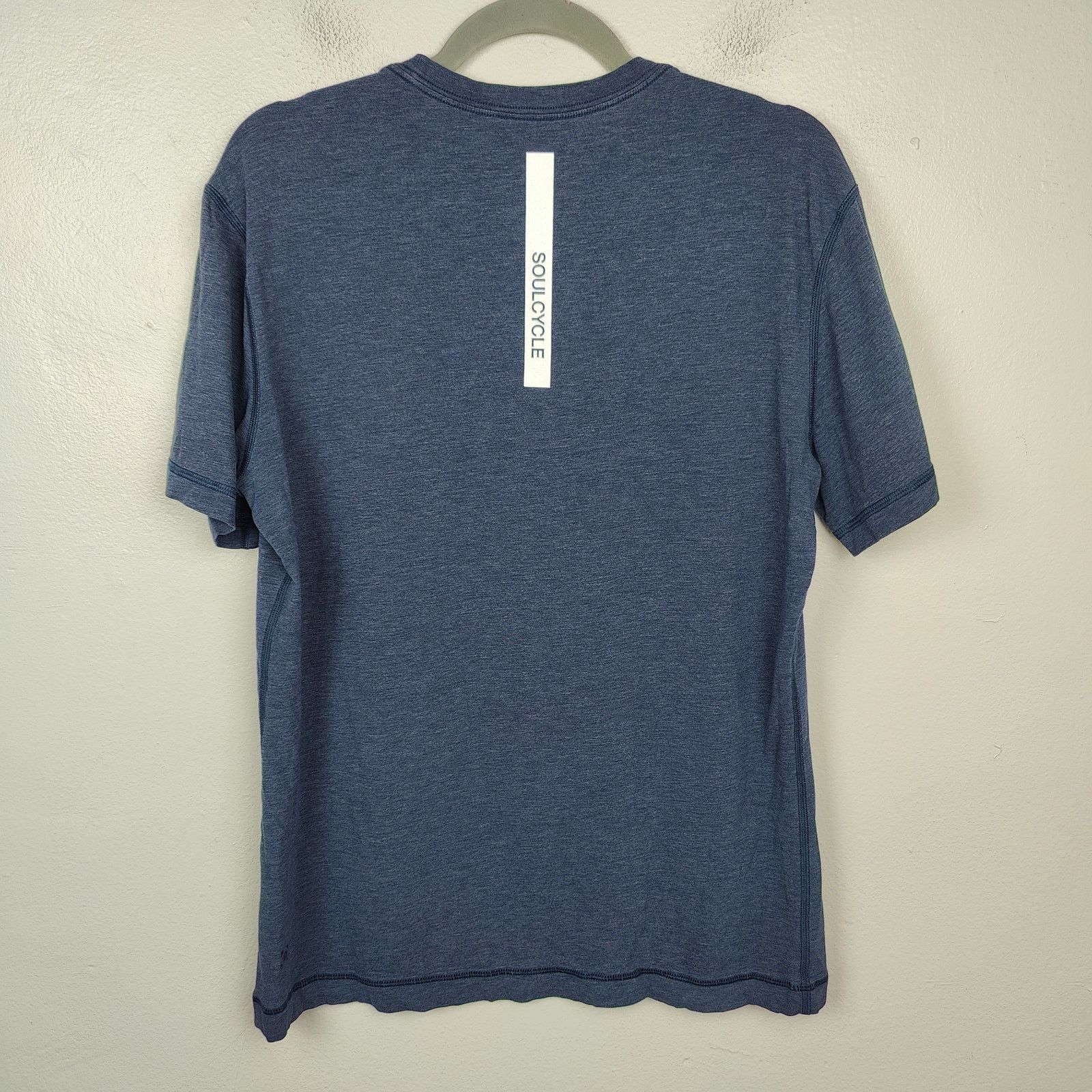 Lululemon Lululemon 5 Year Basic Soulcycle T-Shirt Large Navy Blue Size US L / EU 52-54 / 3 - 3 Thumbnail