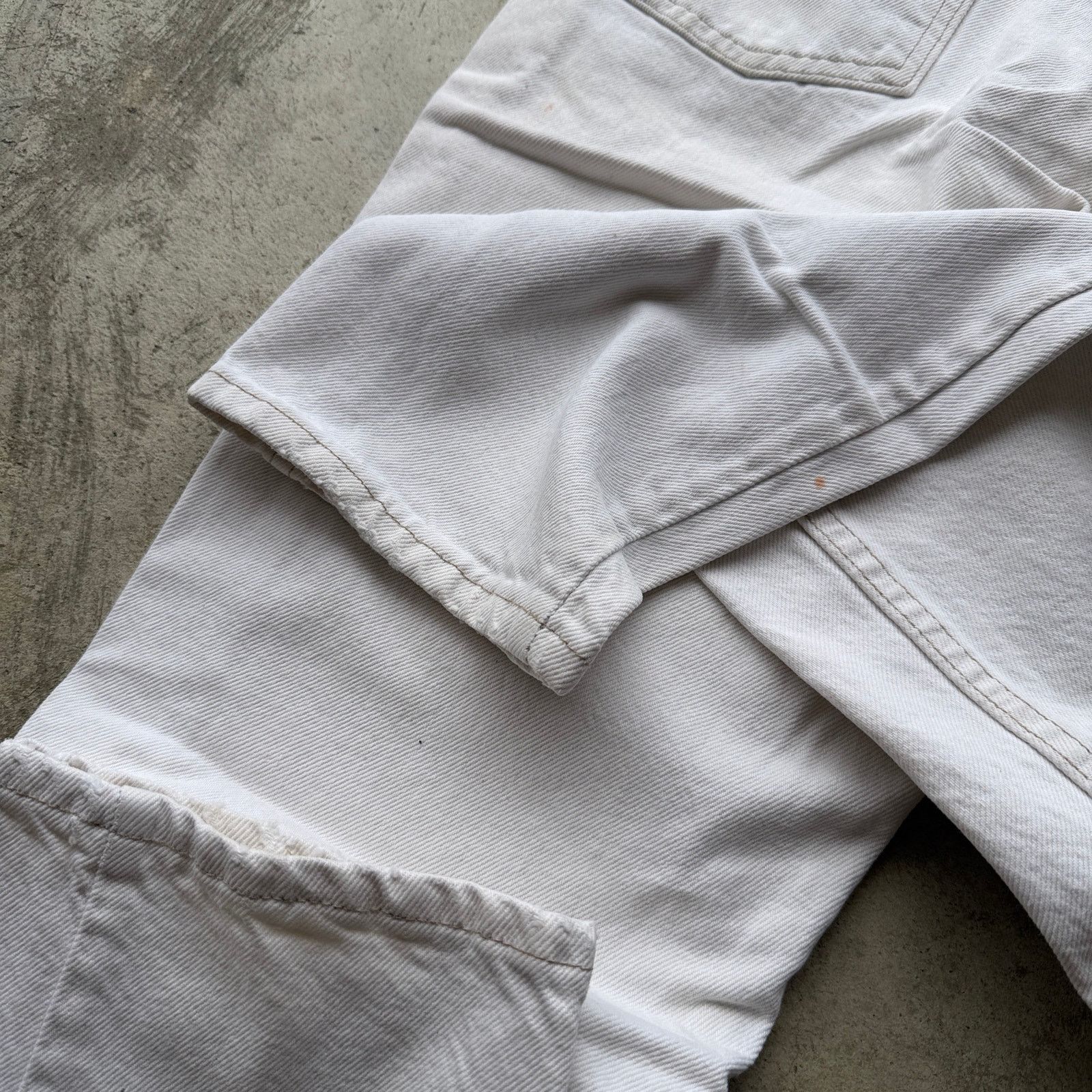 Levi's Vtg 80s Levi's orange tab 550 Relaxed White painter Jeans Size US 33 - 5 Thumbnail