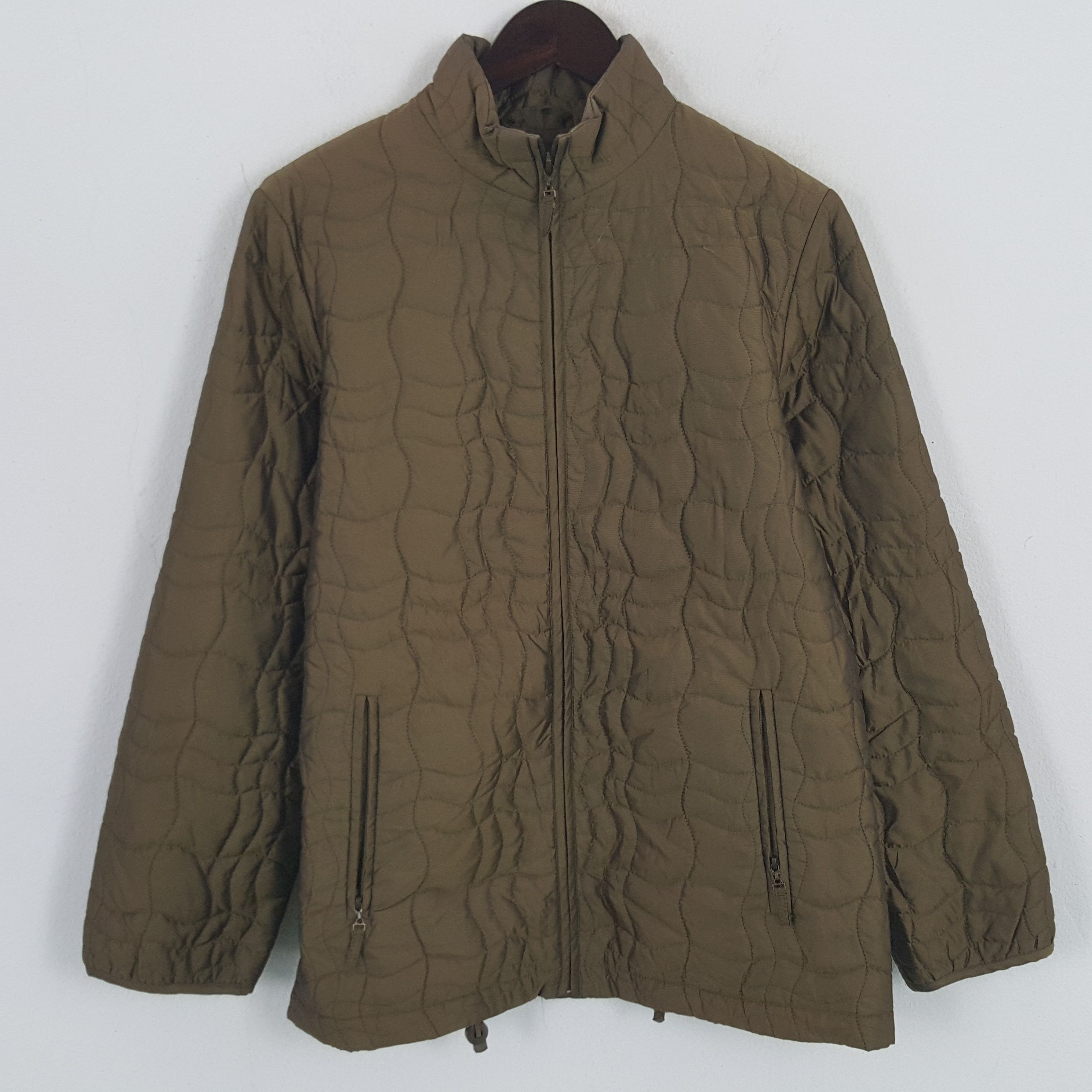 Burberry × Vintage Vintage Burberry London Custom SpellOut Zipper Puffer Jacket Size US S / EU 44-46 / 1 - 3 Thumbnail