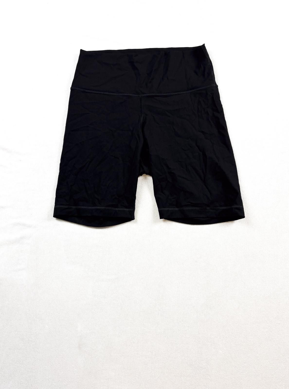 Everlane Everlane ReNew Black High-Waisted Active Shorts - Size L Size 36" / US 14 / IT 50 - 1 Thumbnail