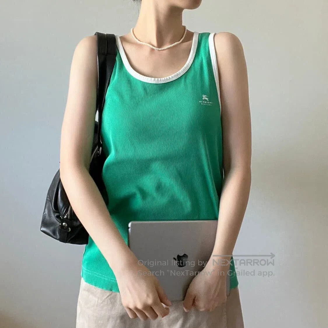 Burberry Burberry Vintage Tiffany Blue Vest. Size L / US 10 / IT 46 - 3 Thumbnail