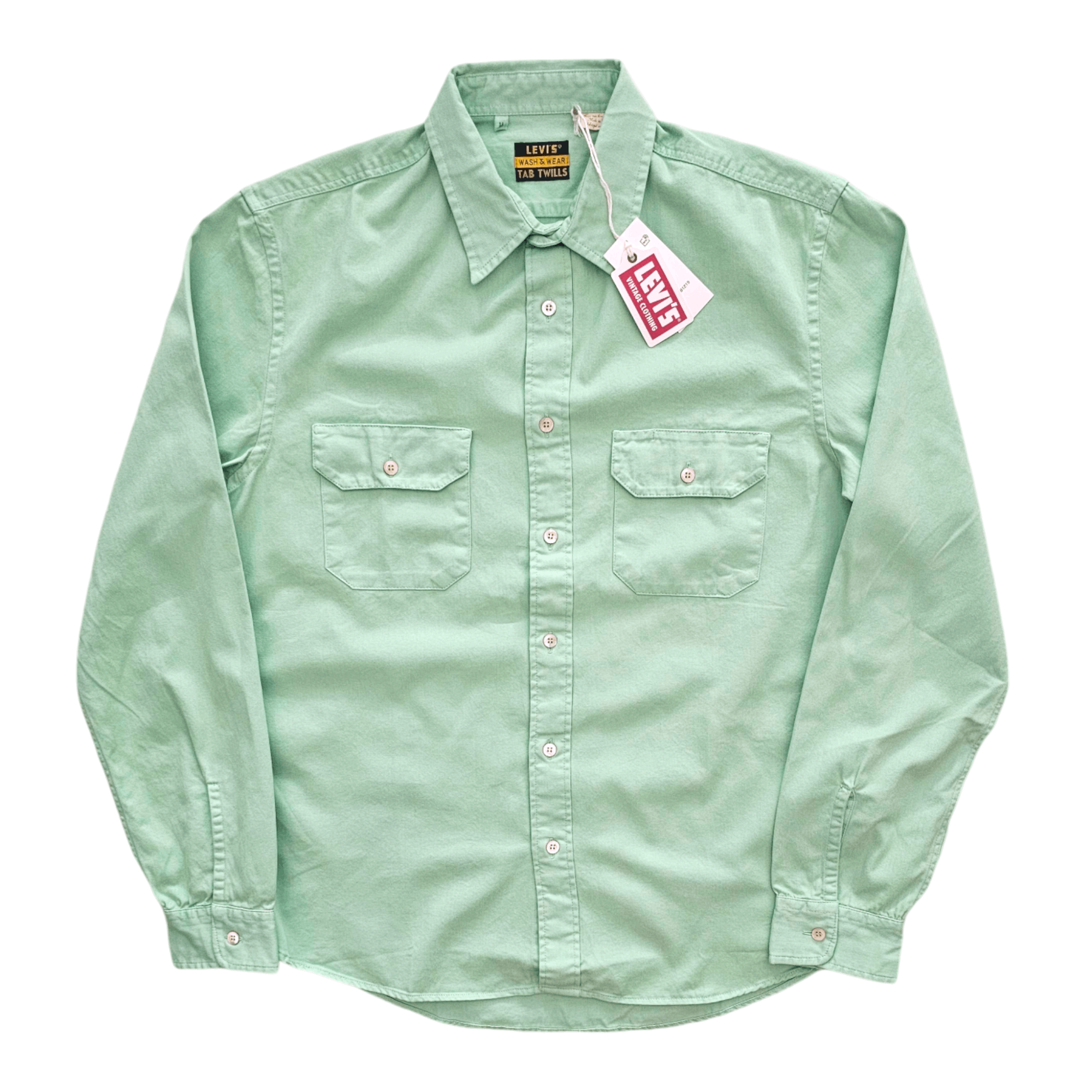 Levi's Vintage Clothing NWT LVC Levi's Vintage Clothing 1950s Tab Twills Shirt SS19 Size US M / EU 48-50 / 2 - 1 Thumbnail
