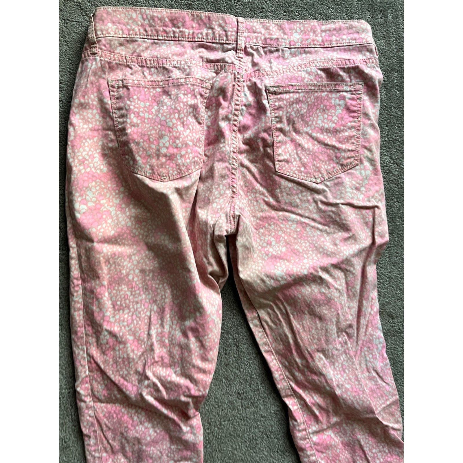 Gap GAP 1969 Jeans Skinny Women 31 Pink Cotton Spandex Denim Inseam 27 Regular Rise Mid Vintage No Size 24" / US 00 / IT 34 - 5 Thumbnail