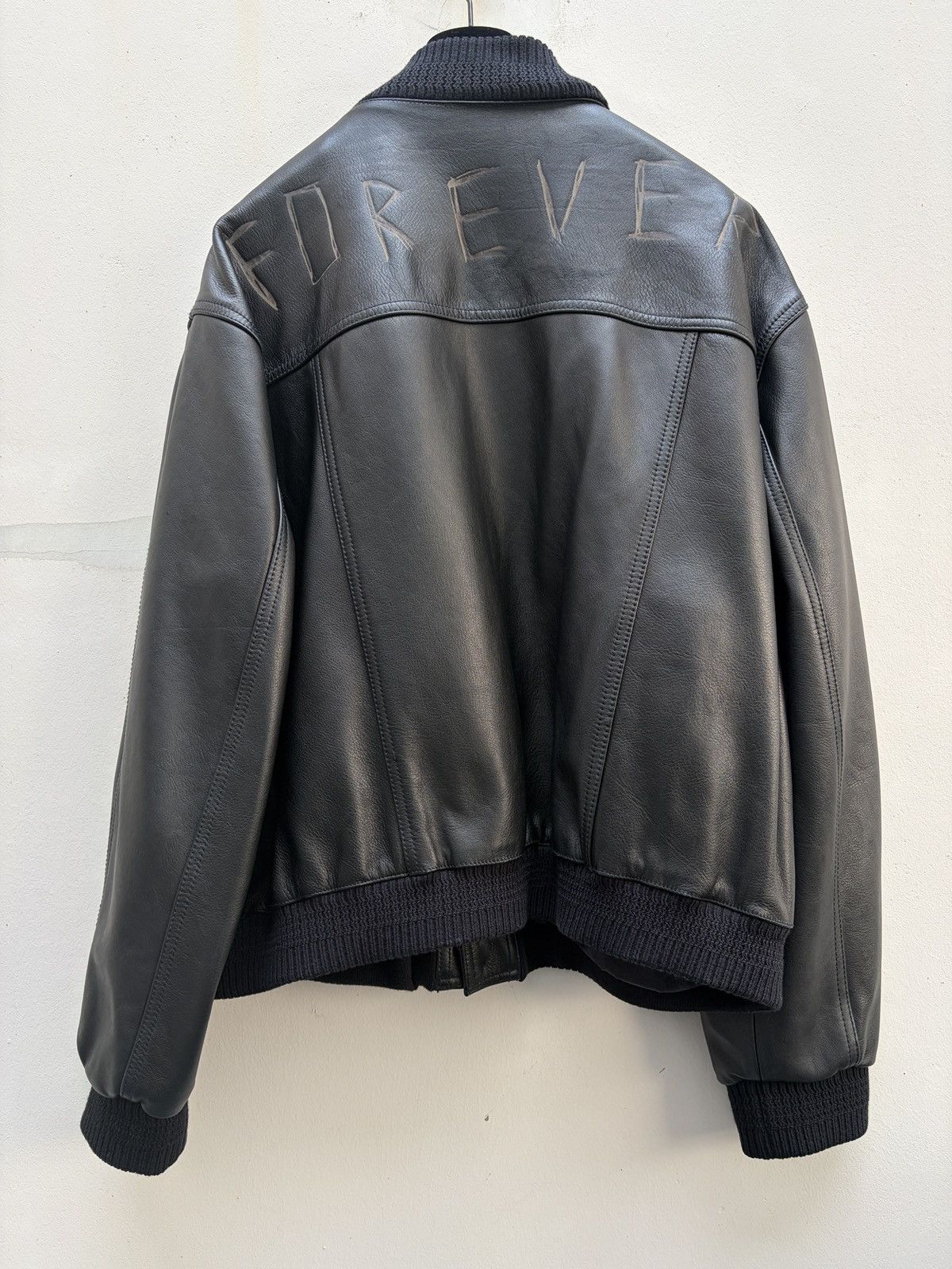 Magliano Magliano AW21 Black Leather Forever Jacket Size US XXL / EU 58 / 5 - 4 Thumbnail
