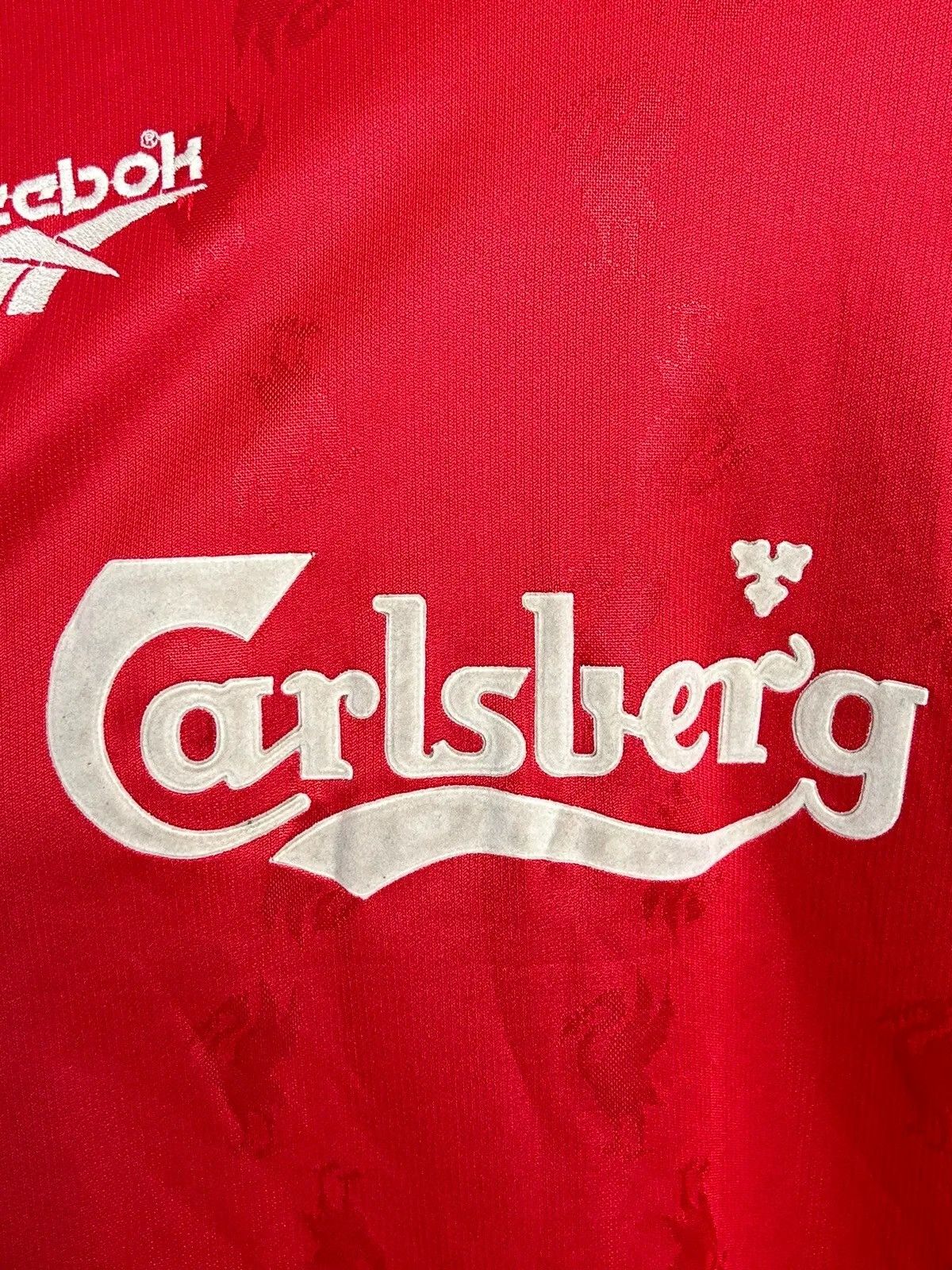 Reebok Reebok x Liverpool FC 1996/98 #13 Karl Heinz Riedle Jersey Size US M / EU 48-50 / 2 - 5 Thumbnail