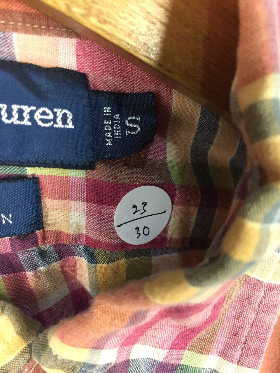 Ralph Lauren Vtg Ralph Lauren Blake Multi-Color Plaid Button Down Shirt Size US S / EU 44-46 / 1 - 12 Thumbnail